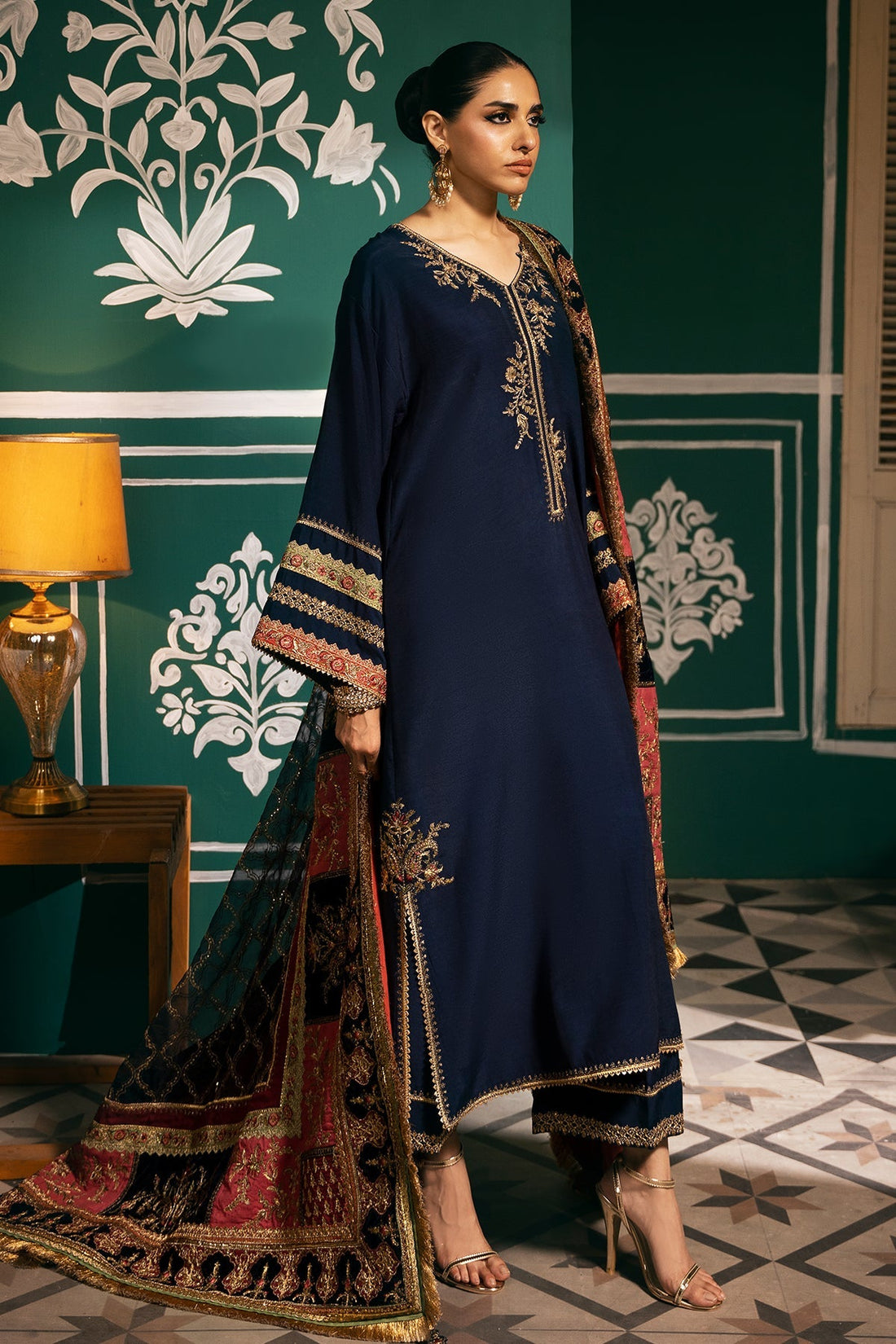 Mina Kashif | Meeral Formals 24 | Refa by Mina Kashif - Designer Dress - Type: Ladies Clothes - Available at Libayah - 100% Original
