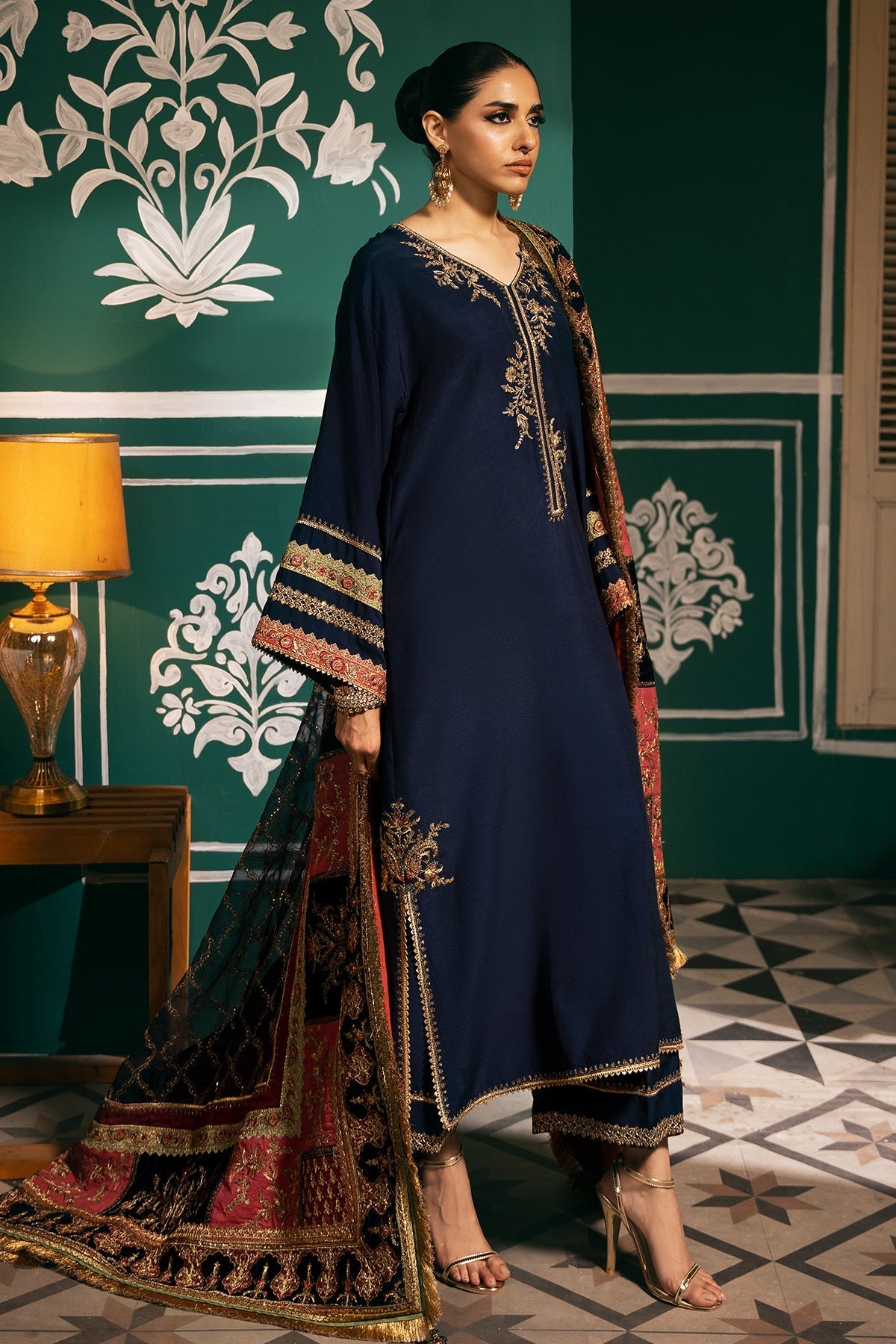 Mina Kashif | Meeral Formals 24 | Refa by Mina Kashif - Designer Dress - Type: Ladies Clothes - Available at Libayah - 100% Original