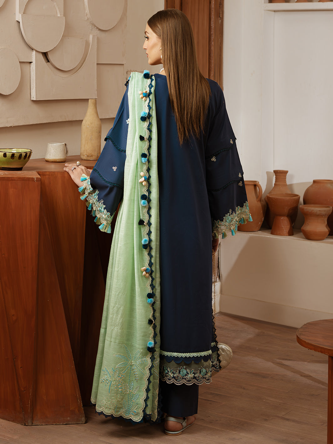 Mahnur | Florence Luxury Lawn 25 | MIRAAL by Mahnur - Designer Dress - Type: Ladies Clothes - Available at Libayah - 100% Original