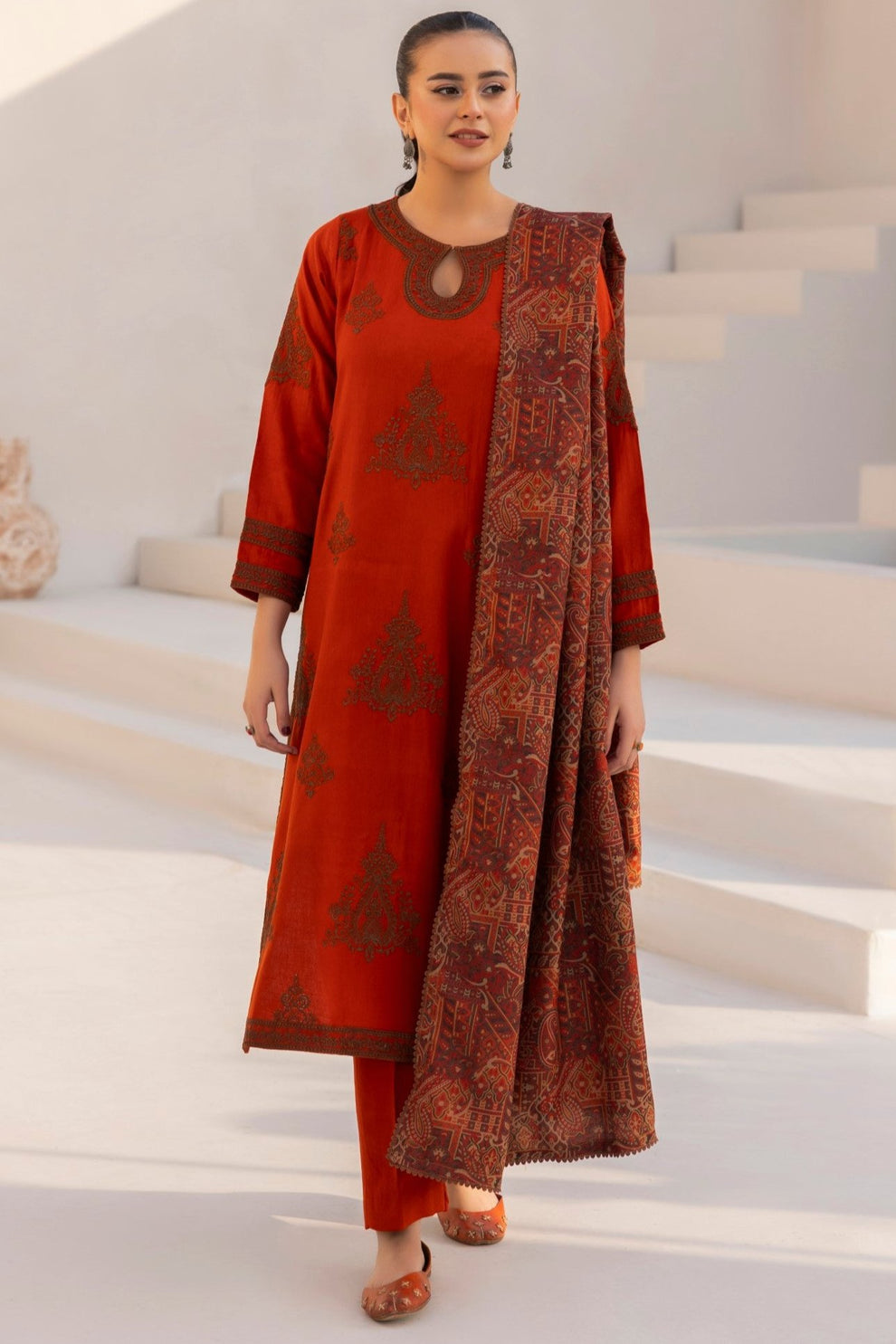 Mohagni | Winter Collection | MWD-11 by Mohagni - Designer Dress - Type: Ladies Clothes - Available at Libayah - 100% Original