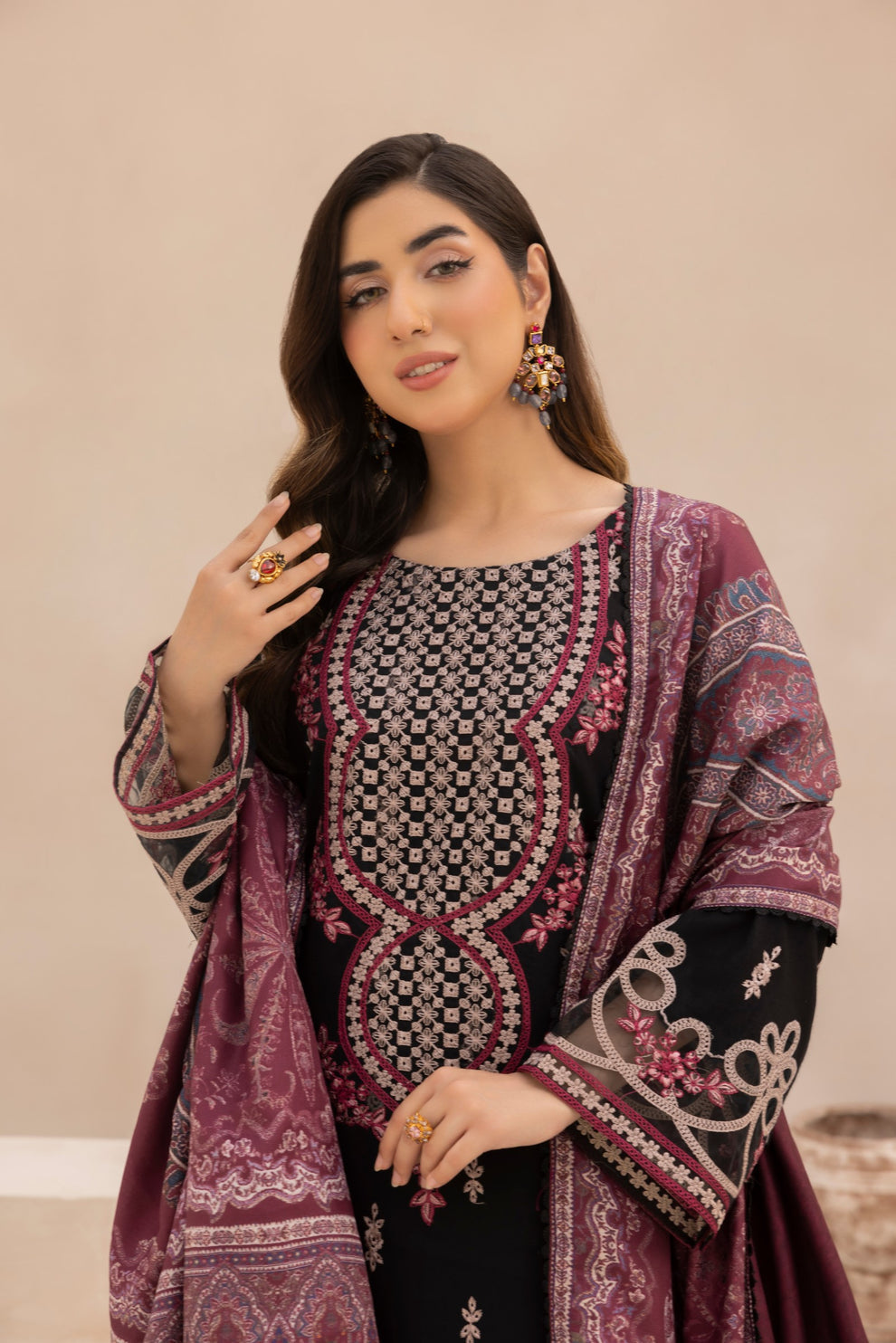 Mohagni | Winter Collection |  MWD-06 by Mohagni - Designer Dress - Type: Ladies Clothes - Available at Libayah - 100% Original