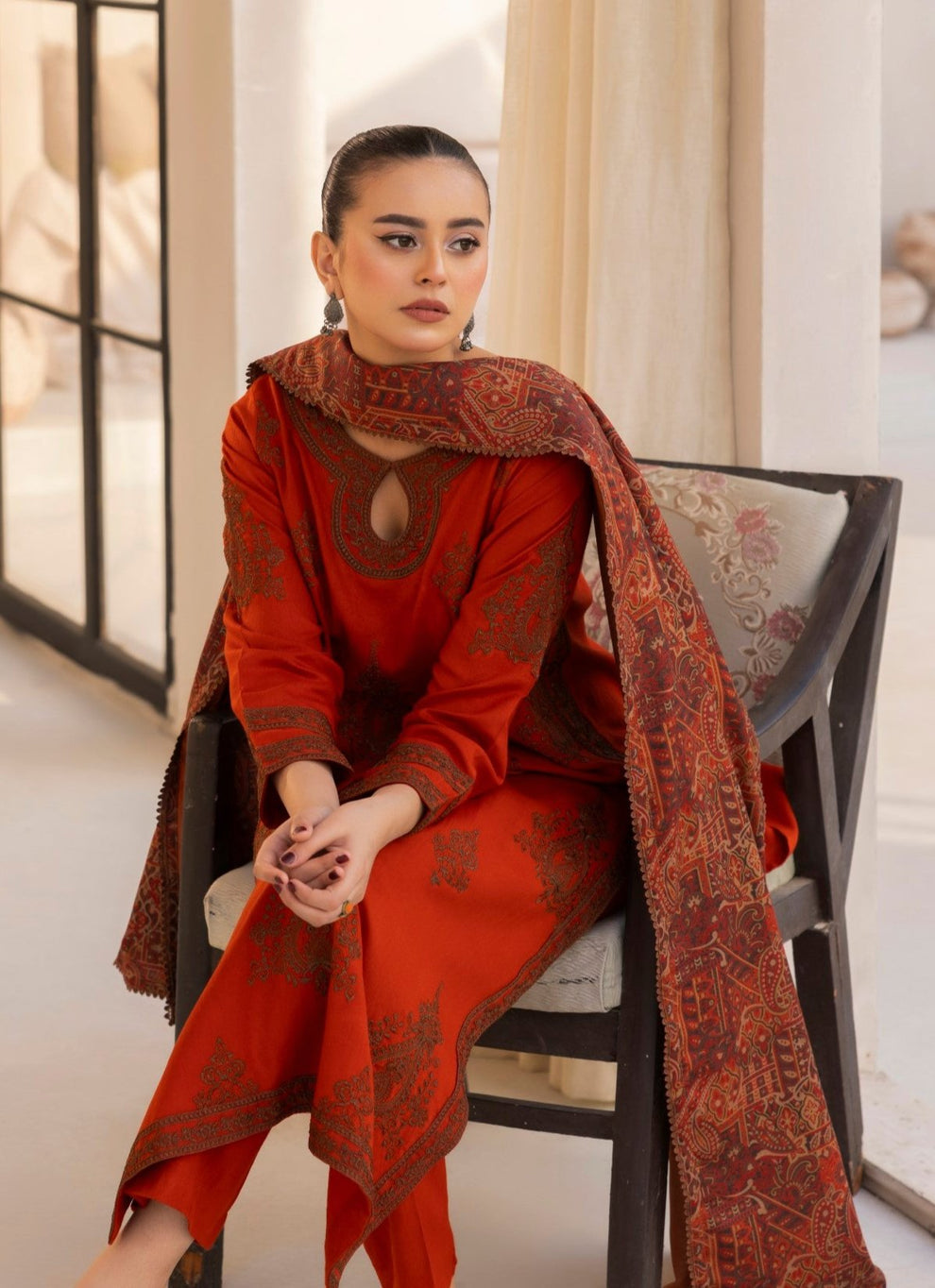 Mohagni | Winter Collection | MWD-11 by Mohagni - Designer Dress - Type: Ladies Clothes - Available at Libayah - 100% Original