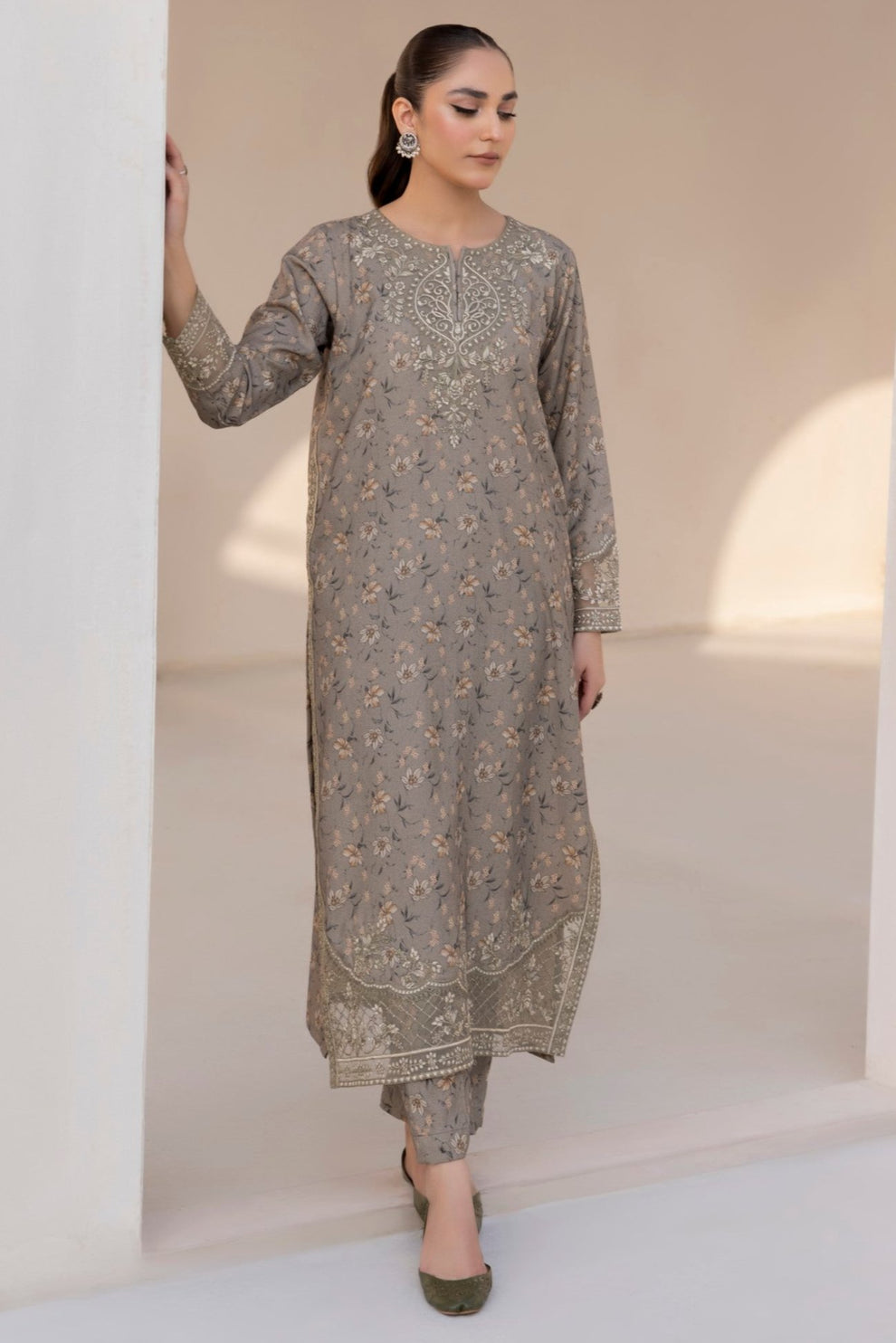Mohagni | Winter Collection |  DZP-15 2 PC by Mohagni - Designer Dress - Type: Ladies Clothes - Available at Libayah - 100% Original