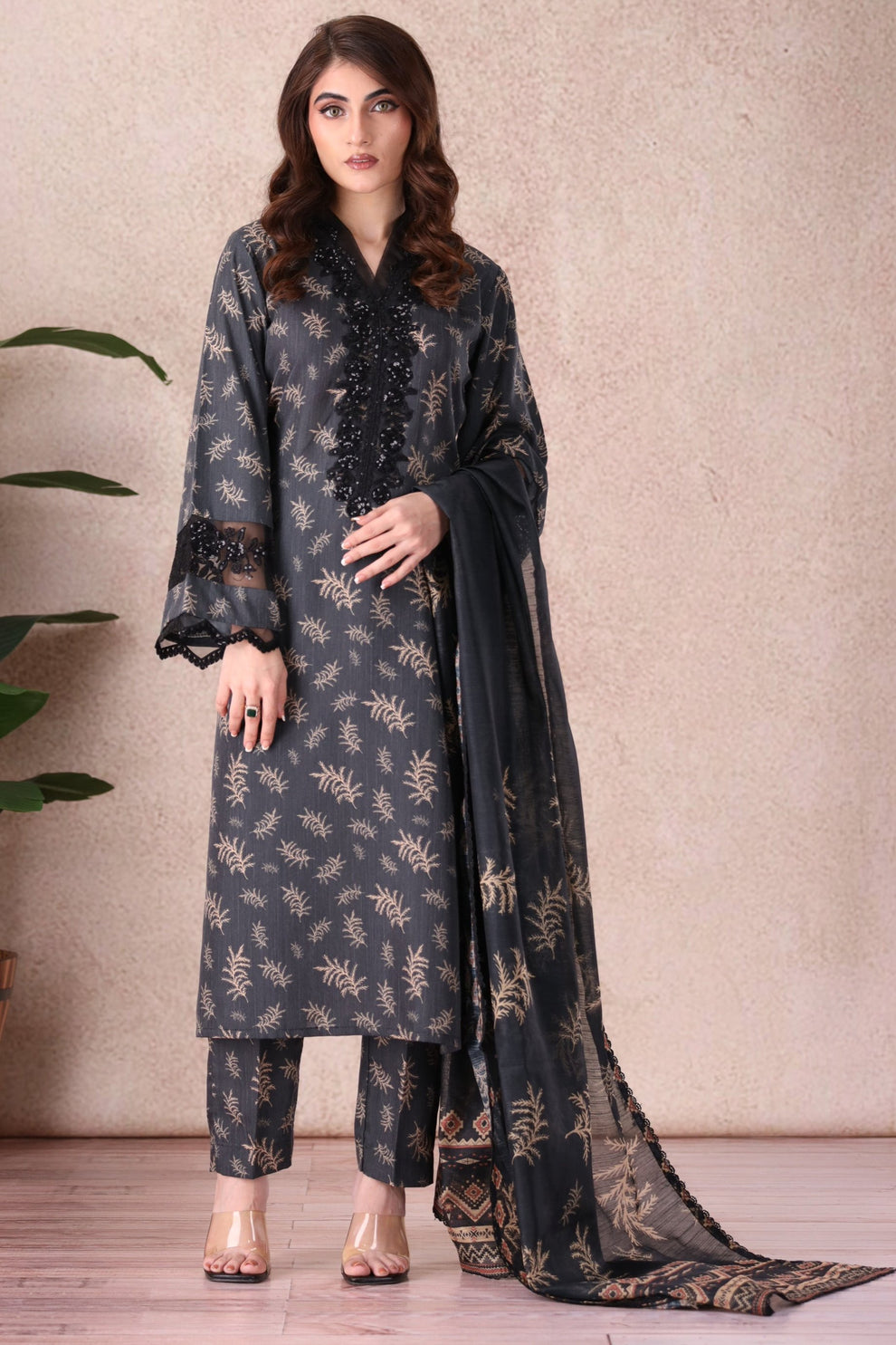 Mohagni | Winter Collection | BLS-101 by Mohagni - Designer Dress - Type: Ladies Clothes - Available at Libayah - 100% Original