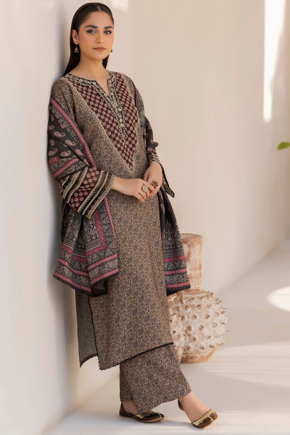 Mohagni | Winter Collection |  DZP-08 3PC by Mohagni - Designer Dress - Type: Ladies Clothes - Available at Libayah - 100% Original