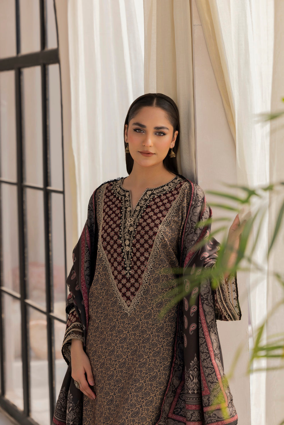 Mohagni | Winter Collection |  DZP-08 3PC by Mohagni - Designer Dress - Type: Ladies Clothes - Available at Libayah - 100% Original