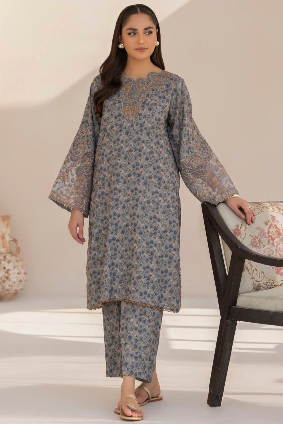 Mohagni | Winter Collection |   DZP-11 2PC by Mohagni - Designer Dress - Type: Ladies Clothes - Available at Libayah - 100% Original