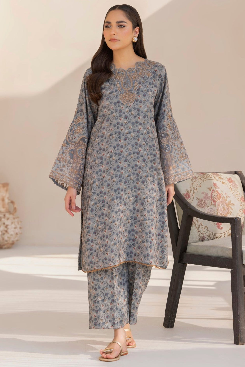 Mohagni | Winter Collection |   DZP-11 2PC by Mohagni - Designer Dress - Type: Ladies Clothes - Available at Libayah - 100% Original