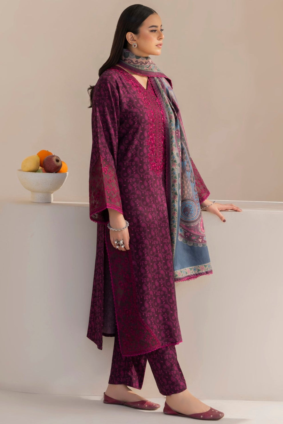 Mohagni | Winter Collection | DZP-14 3PC by Mohagni - Designer Dress - Type: Ladies Clothes - Available at Libayah - 100% Original