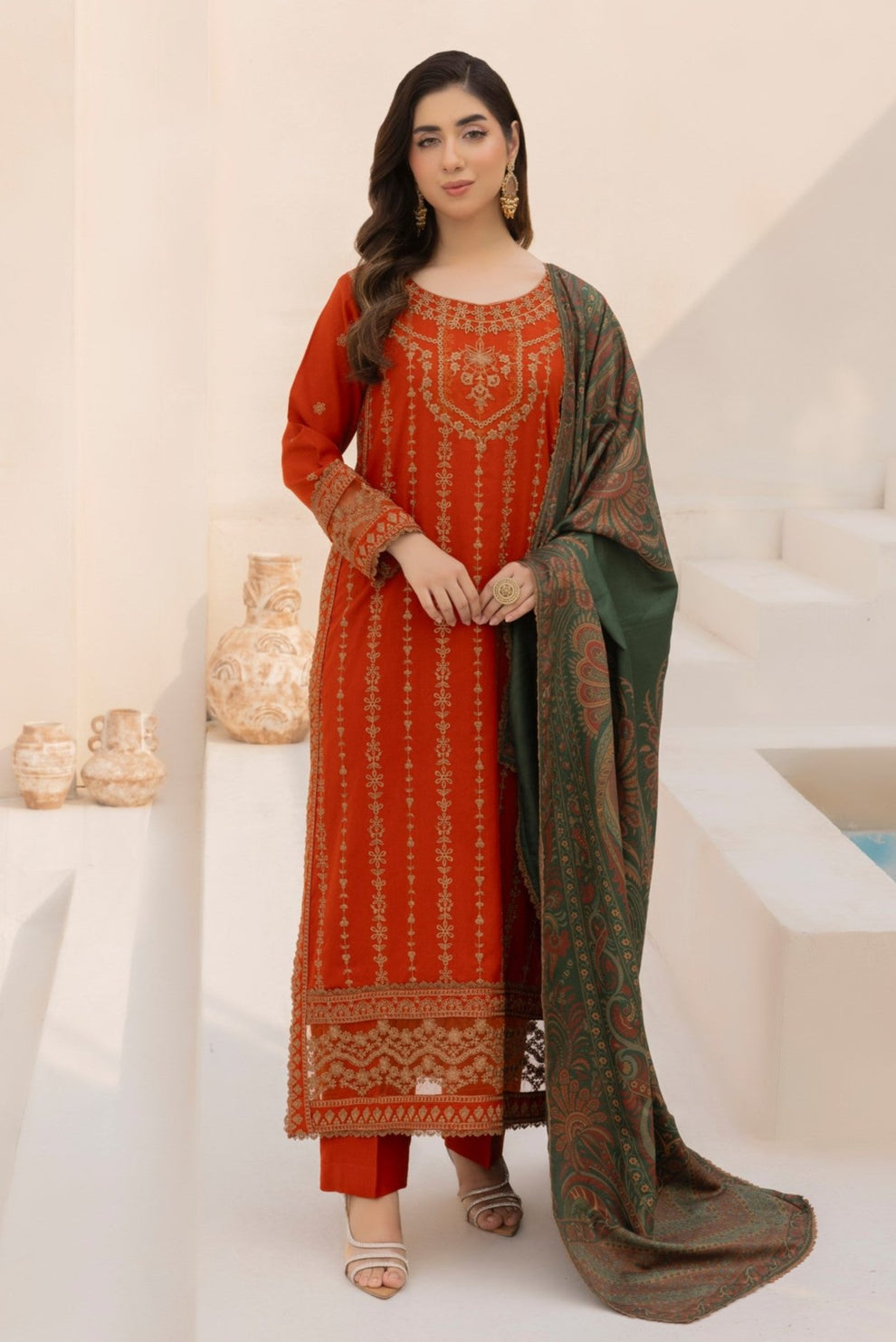 Mohagni | Winter Collection |  MWD-02 by Mohagni - Designer Dress - Type: Ladies Clothes - Available at Libayah - 100% Original