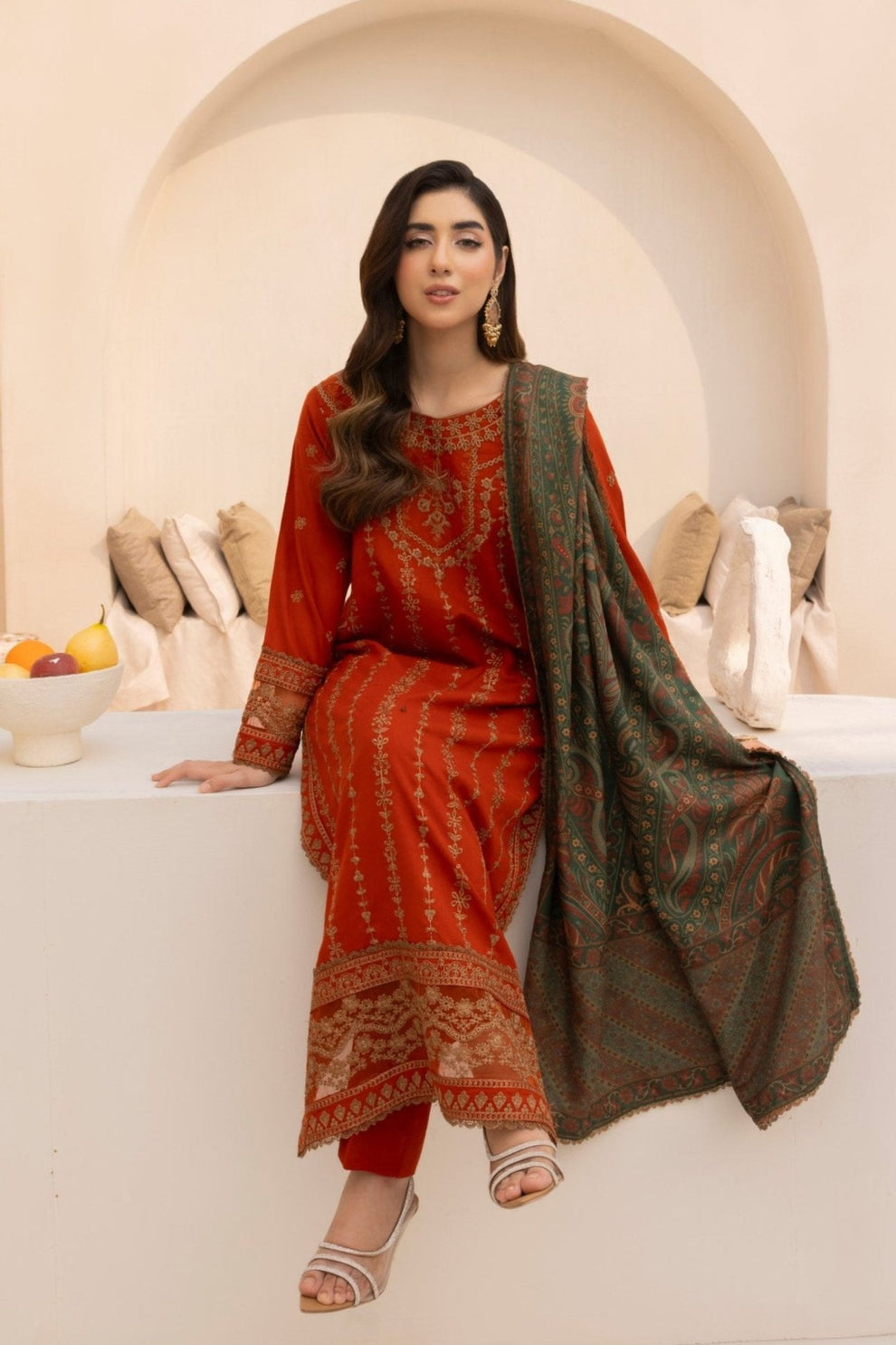 Mohagni | Winter Collection |  MWD-02 by Mohagni - Designer Dress - Type: Ladies Clothes - Available at Libayah - 100% Original