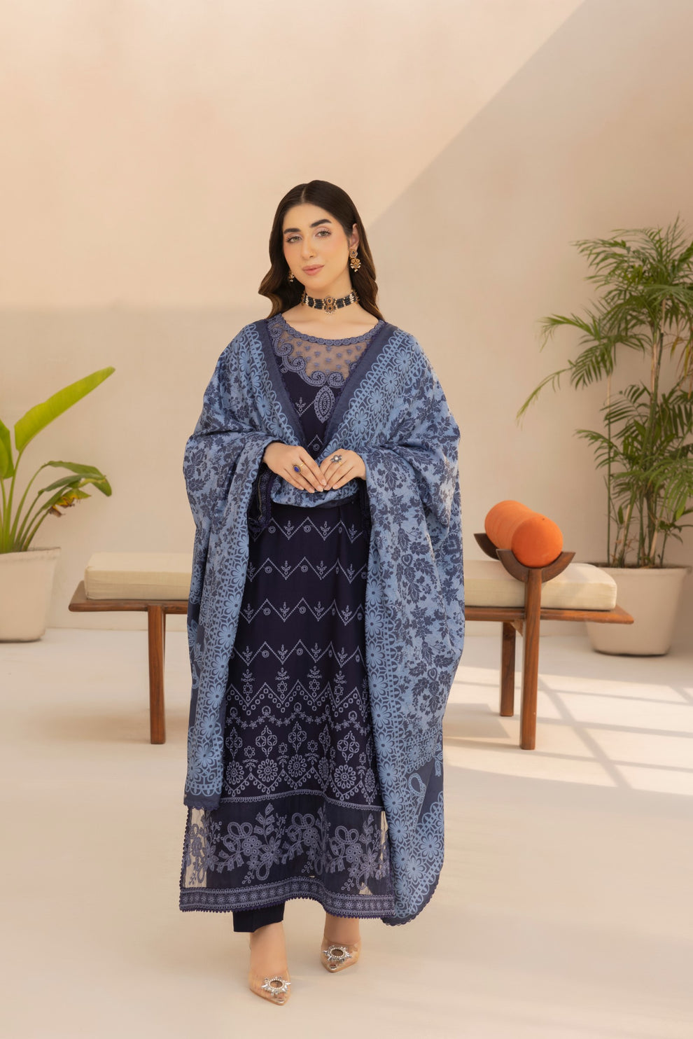 Mohagni | Winter Collection | MWD-08 by Mohagni - Designer Dress - Type: Ladies Clothes - Available at Libayah - 100% Original