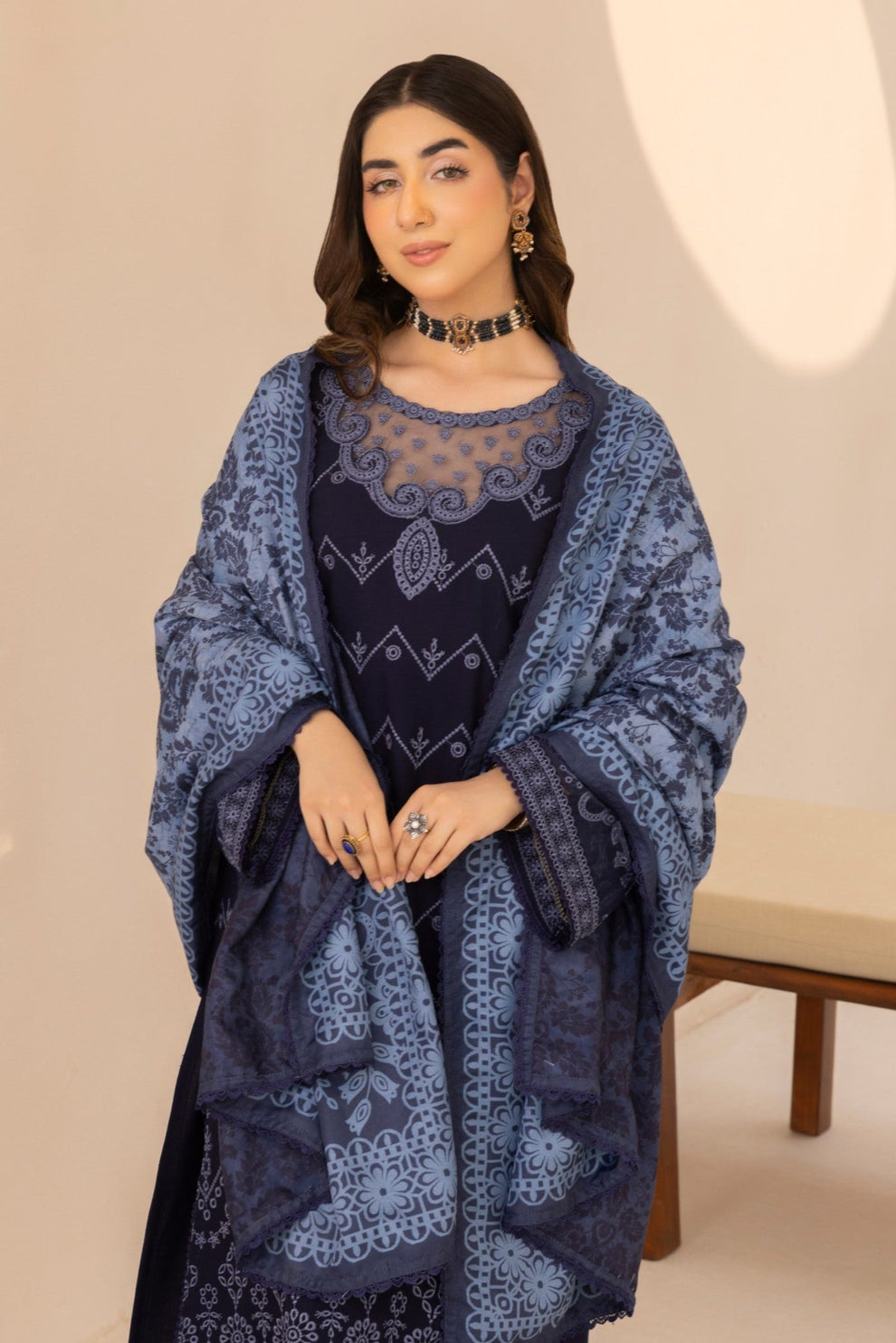 Mohagni | Winter Collection | MWD-08 by Mohagni - Designer Dress - Type: Ladies Clothes - Available at Libayah - 100% Original
