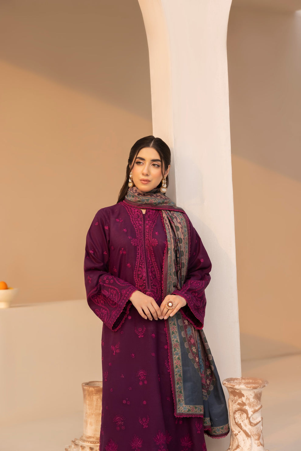Mohagni | Winter Collection |  MWD-05 by Mohagni - Designer Dress - Type: Ladies Clothes - Available at Libayah - 100% Original