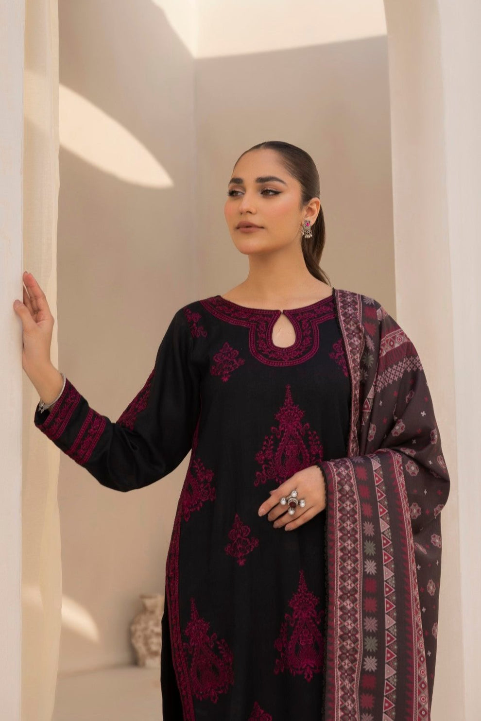 Mohagni | Winter Collection |  MWD-10 by Mohagni - Designer Dress - Type: Ladies Clothes - Available at Libayah - 100% Original