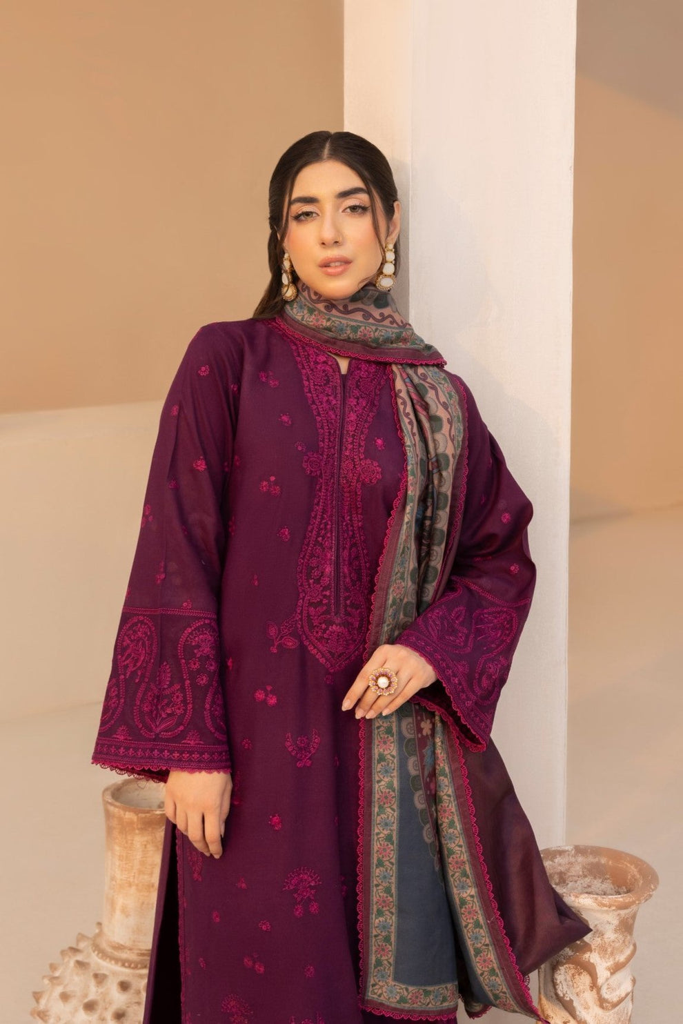 Mohagni | Winter Collection |  MWD-05 by Mohagni - Designer Dress - Type: Ladies Clothes - Available at Libayah - 100% Original