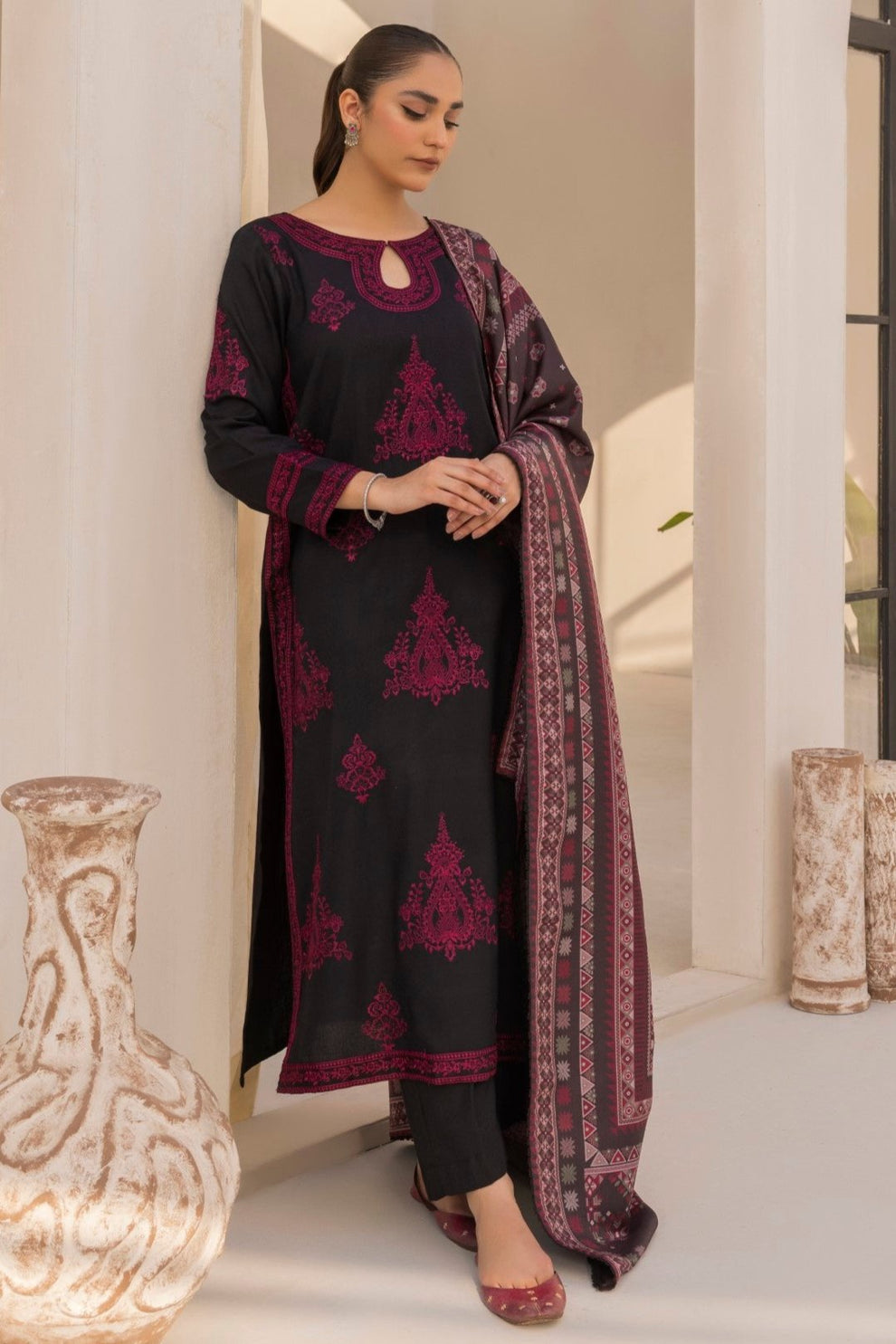 Mohagni | Winter Collection |  MWD-10 by Mohagni - Designer Dress - Type: Ladies Clothes - Available at Libayah - 100% Original