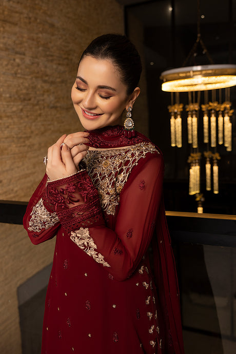 Azure | Embroidered Chiffon Collection | Mookaite by Azure - Designer Dress - Type: Ladies Clothes - Available at Libayah - 100% Original