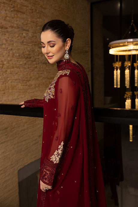 Azure | Embroidered Chiffon Collection | Mookaite by Azure - Designer Dress - Type: Ladies Clothes - Available at Libayah - 100% Original