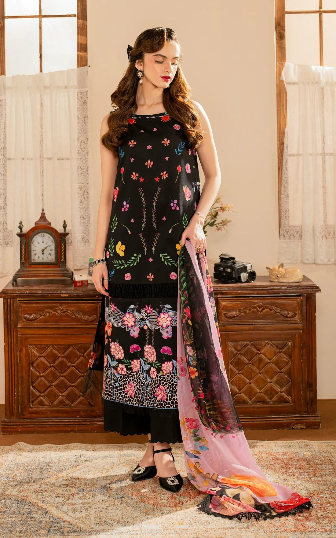 Asifa and Nabeel | Meraki Vintage 25 | Morbagh (MVL25-08) by Asifa and Nabeel - Designer Dress - Type: Ladies Clothes - Available at Libayah - 100% Original