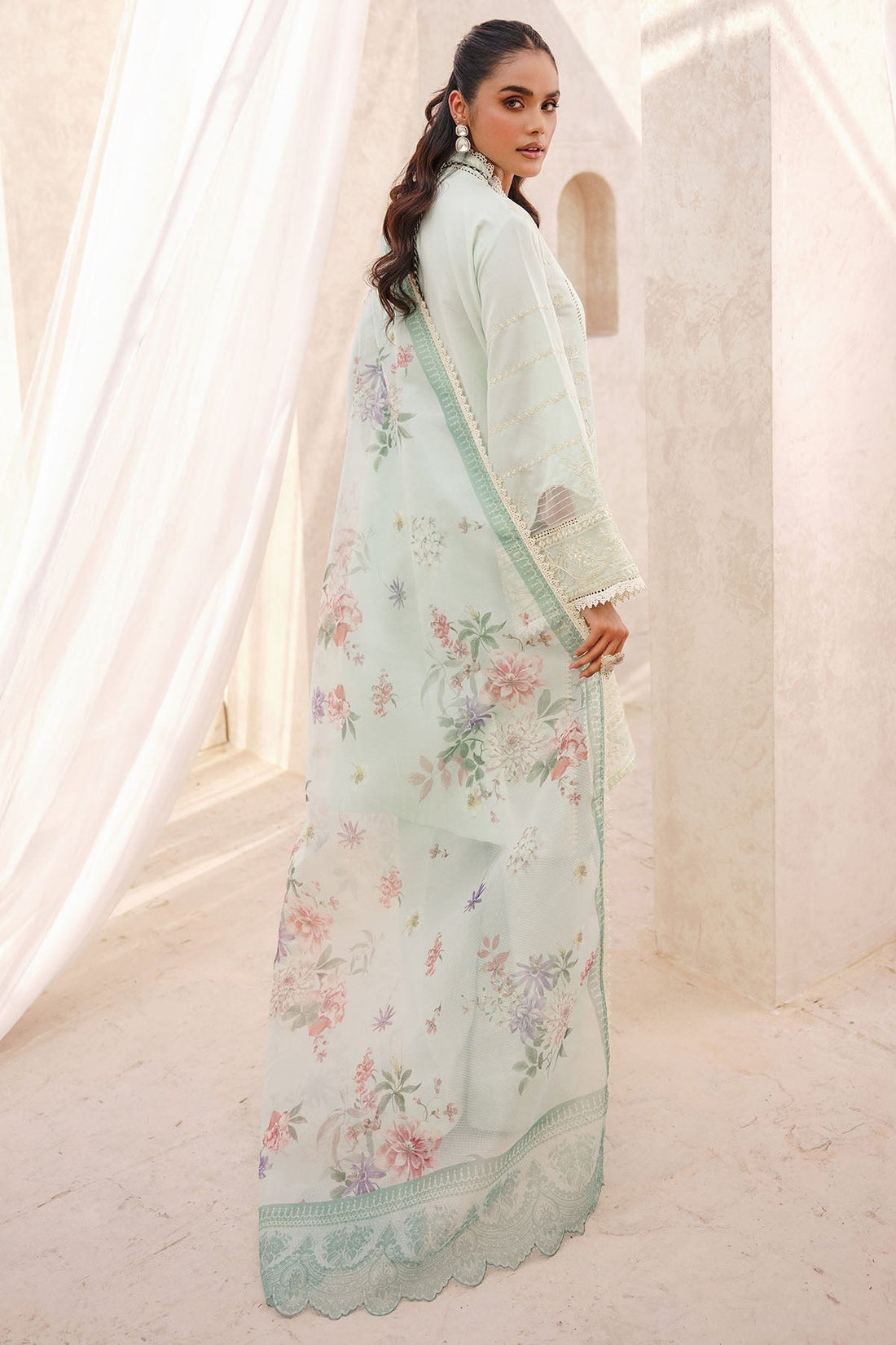 Motifz | Amal Luxury Lawn | 3743 by Motifz - Designer Dress - Type: Ladies Clothes - Available at Libayah - 100% Original