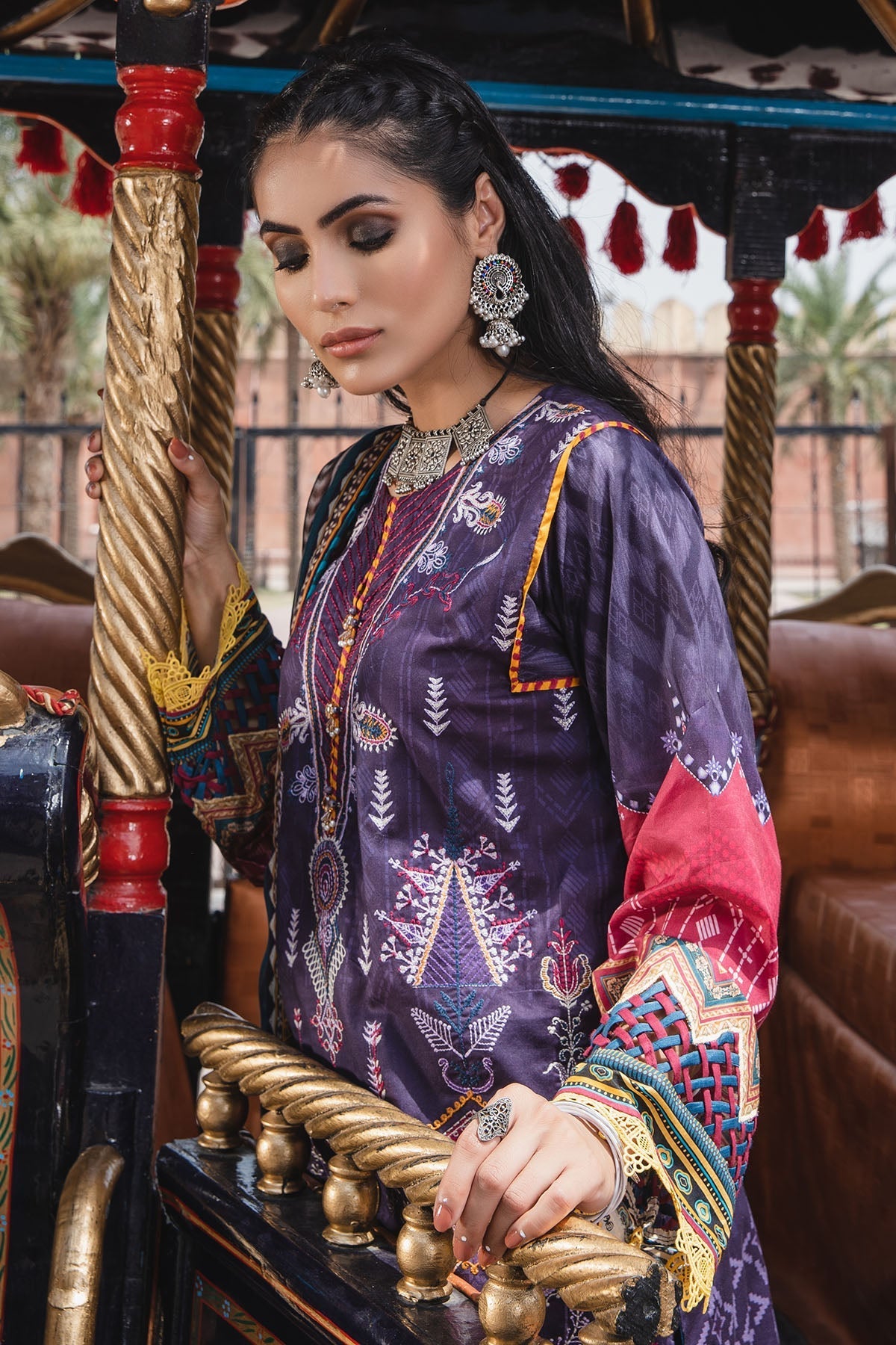 Motifz | Amal Luxury Lawn | 2932 by Motifz - Designer Dress - Type: Ladies Clothes - Available at Libayah - 100% Original