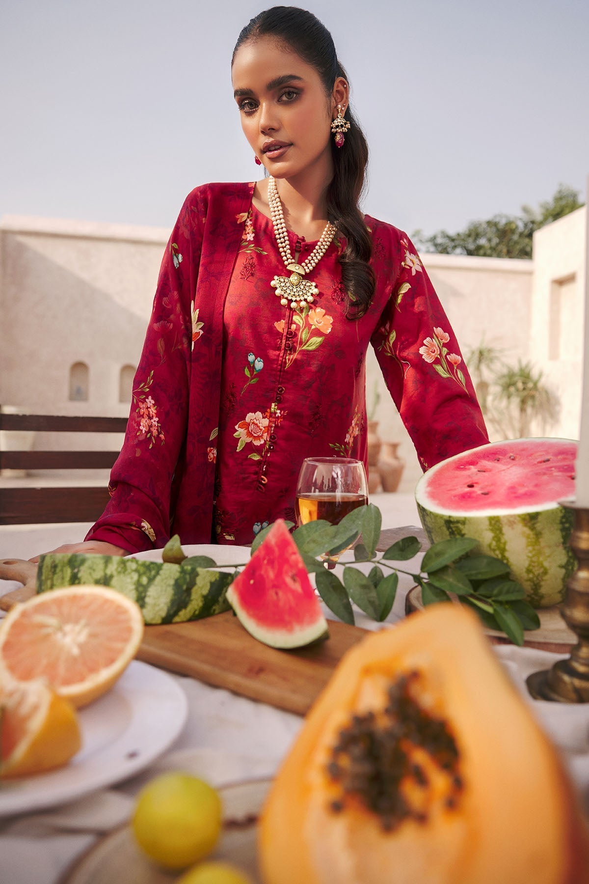 Motifz | Amal Luxury Lawn | 3740 by Motifz - Designer Dress - Type: Ladies Clothes - Available at Libayah - 100% Original