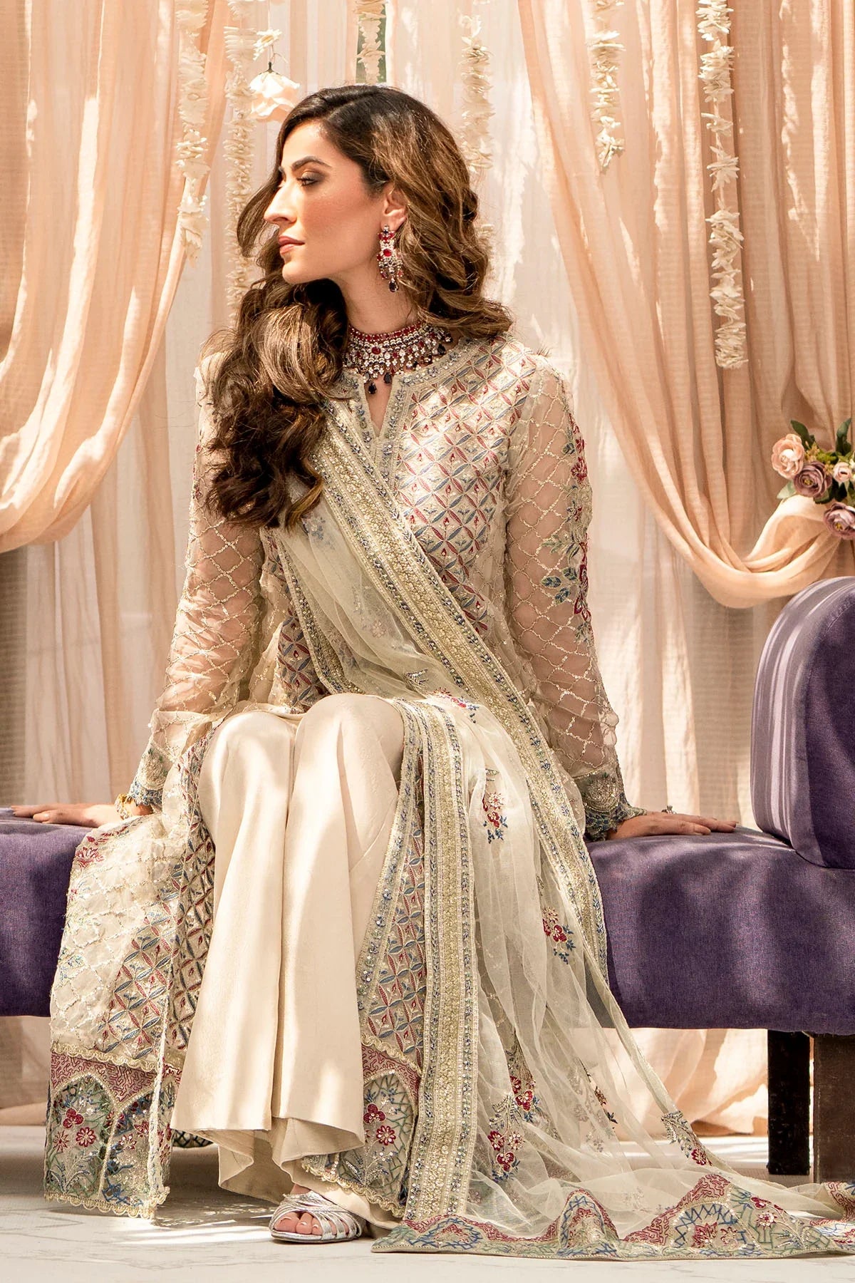 Motifz | Premium Embroidered Formals 24 | 4117 by Motifz - Designer Dress - Type: Ladies Clothes - Available at Libayah - 100% Original