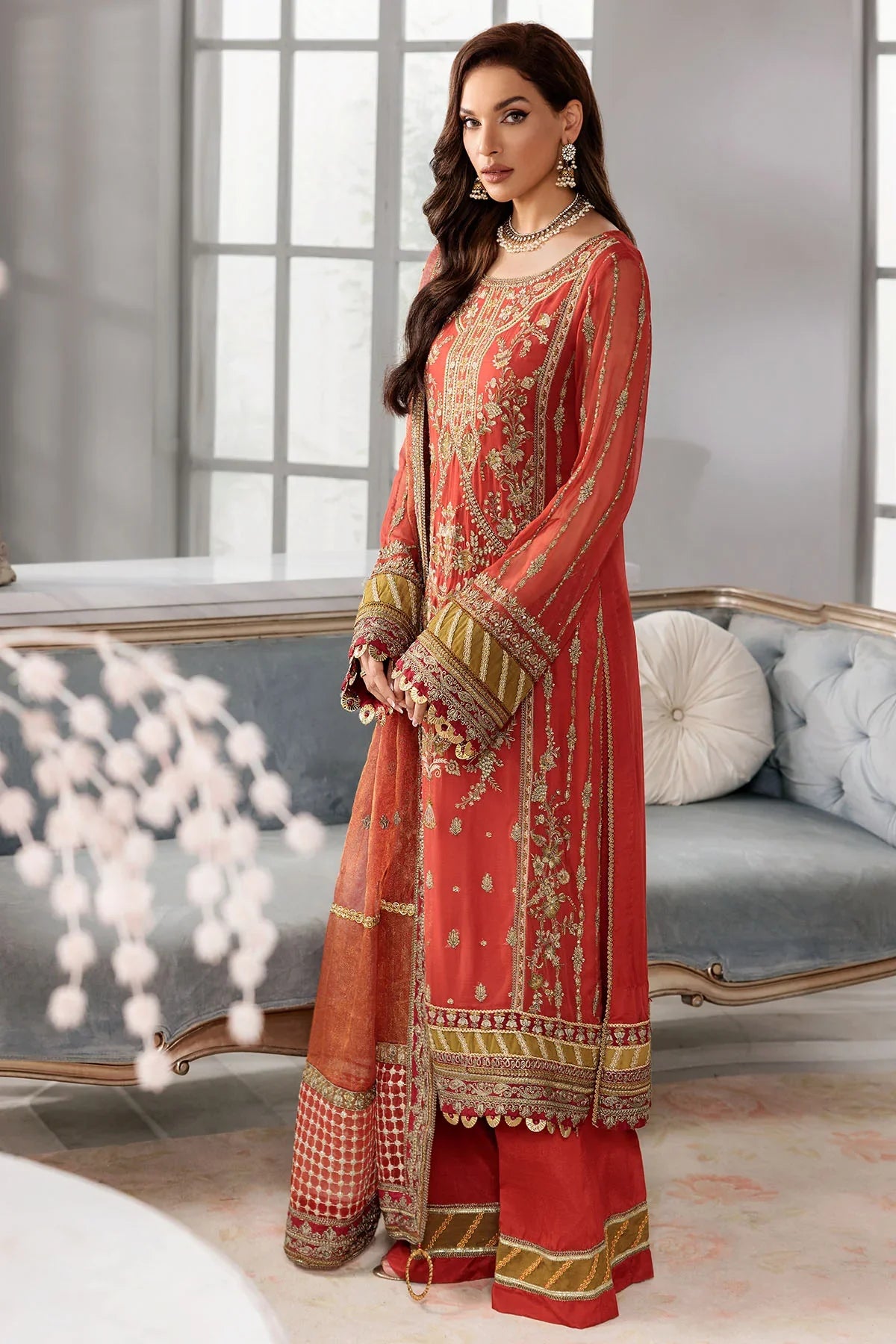 Motifz | Premium Embroidered Formals 24 | 3392 by Motifz - Designer Dress - Type: Ladies Clothes - Available at Libayah - 100% Original