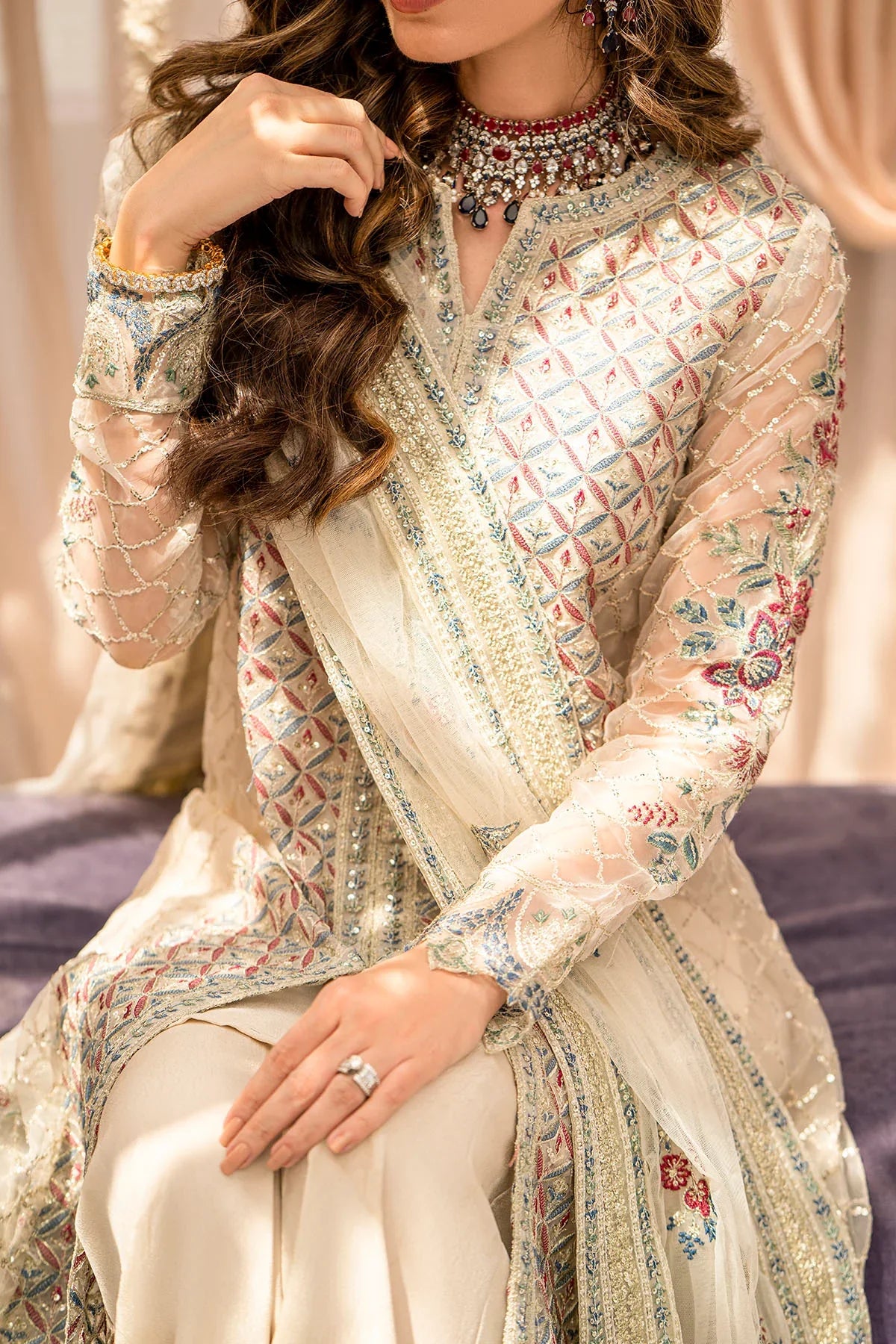 Motifz | Premium Embroidered Formals 24 | 4117 by Motifz - Designer Dress - Type: Ladies Clothes - Available at Libayah - 100% Original