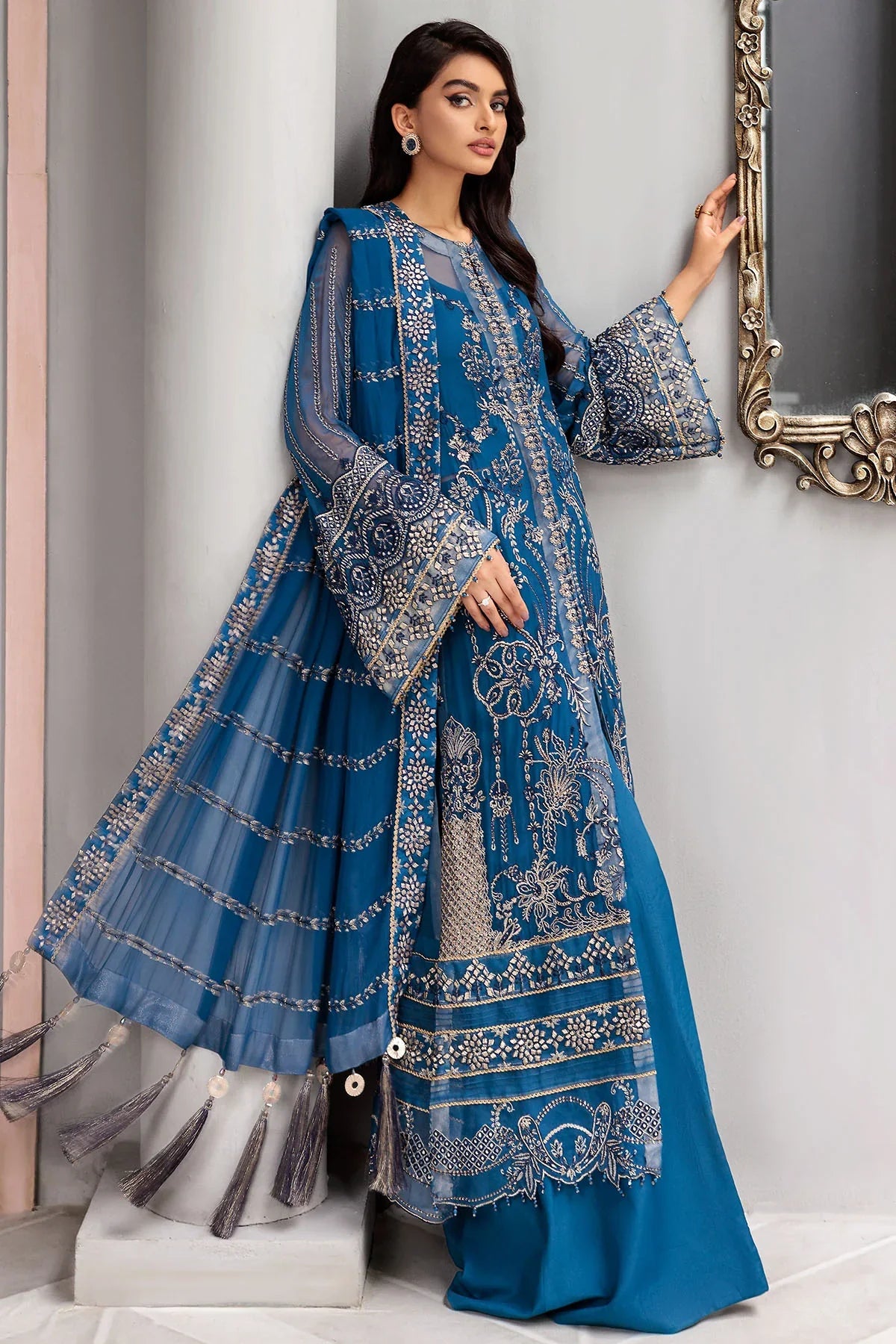 Motifz | Premium Embroidered Formals 24 | 3395 by Motifz - Designer Dress - Type: Ladies Clothes - Available at Libayah - 100% Original