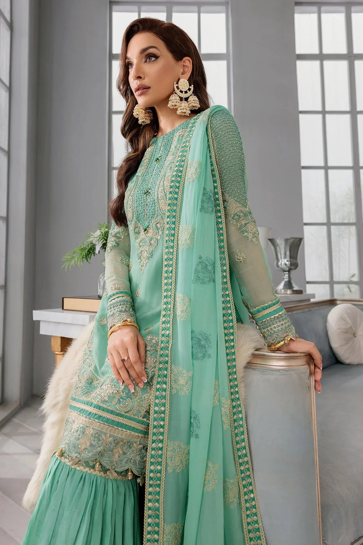 Motifz | Premium Embroidered Formals 24 | 3396 by Motifz - Designer Dress - Type: Ladies Clothes - Available at Libayah - 100% Original