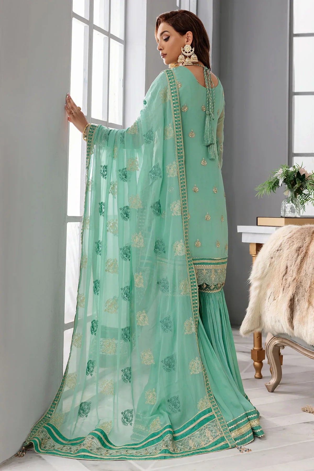 Motifz | Premium Embroidered Formals 24 | 3396 by Motifz - Designer Dress - Type: Ladies Clothes - Available at Libayah - 100% Original