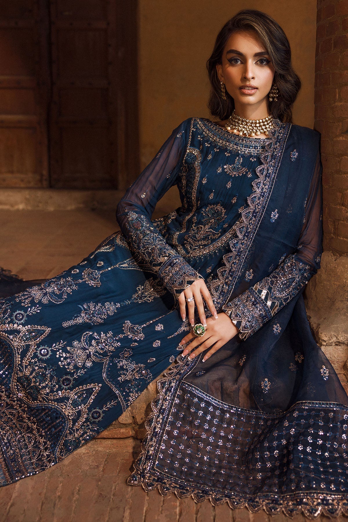 Motifz | Premium Embroidered Formals 24 | 4126 by Motifz - Designer Dress - Type: Ladies Clothes - Available at Libayah - 100% Original