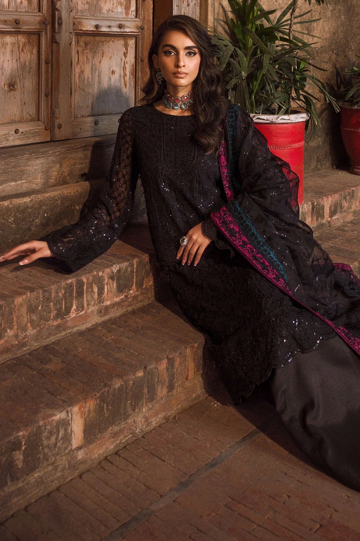 Motifz | Premium Embroidered Formals 24 | 4128 by Motifz - Designer Dress - Type: Ladies Clothes - Available at Libayah - 100% Original