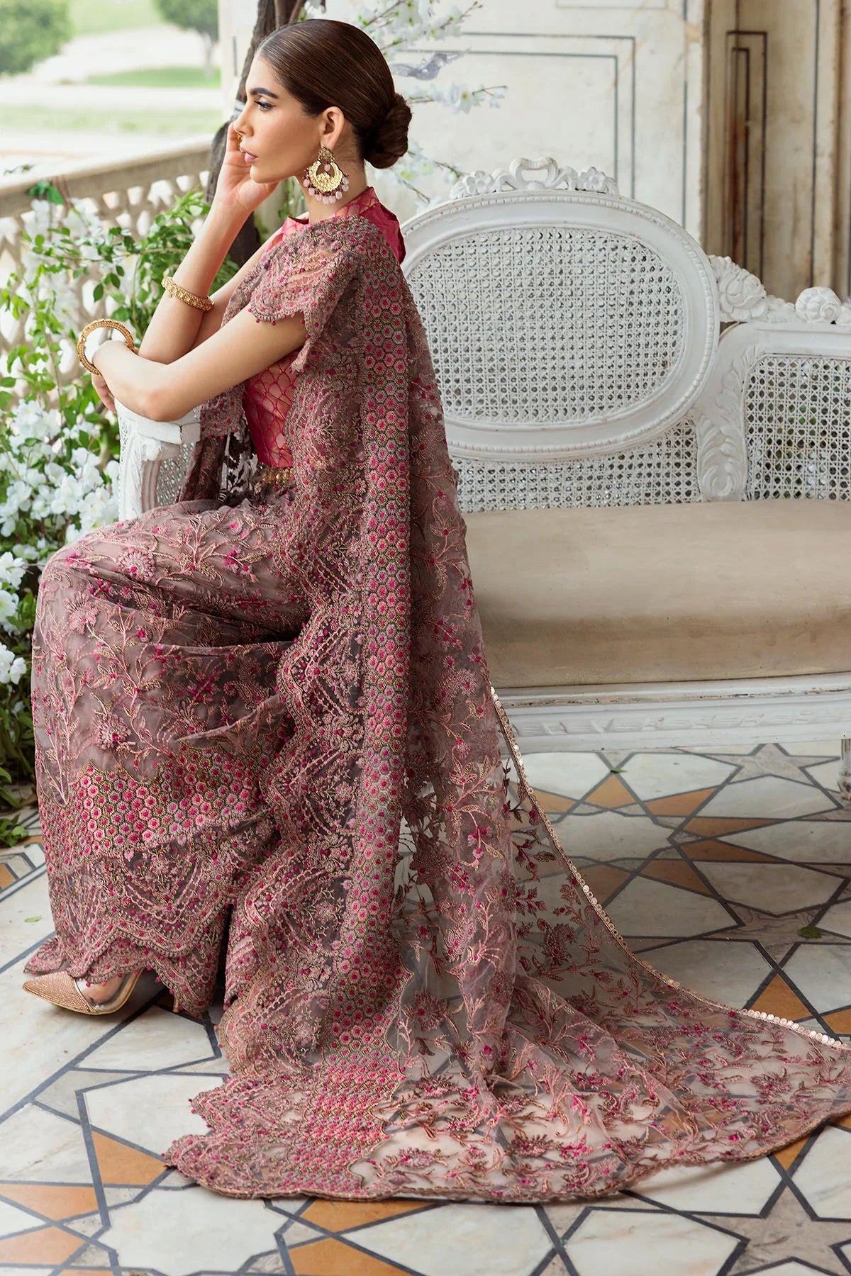 Motifz | Premium Embroidered Formals 24 | 3185 by Motifz - Designer Dress - Type: Ladies Clothes - Available at Libayah - 100% Original