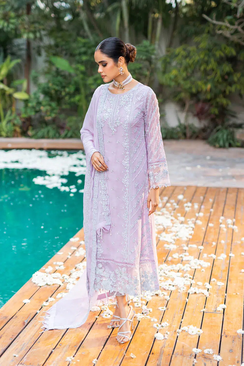 Azure | Embroidered Formals | Mystique Swan by Azure - Designer Dress - Type: Ladies Clothes - Available at Libayah - 100% Original