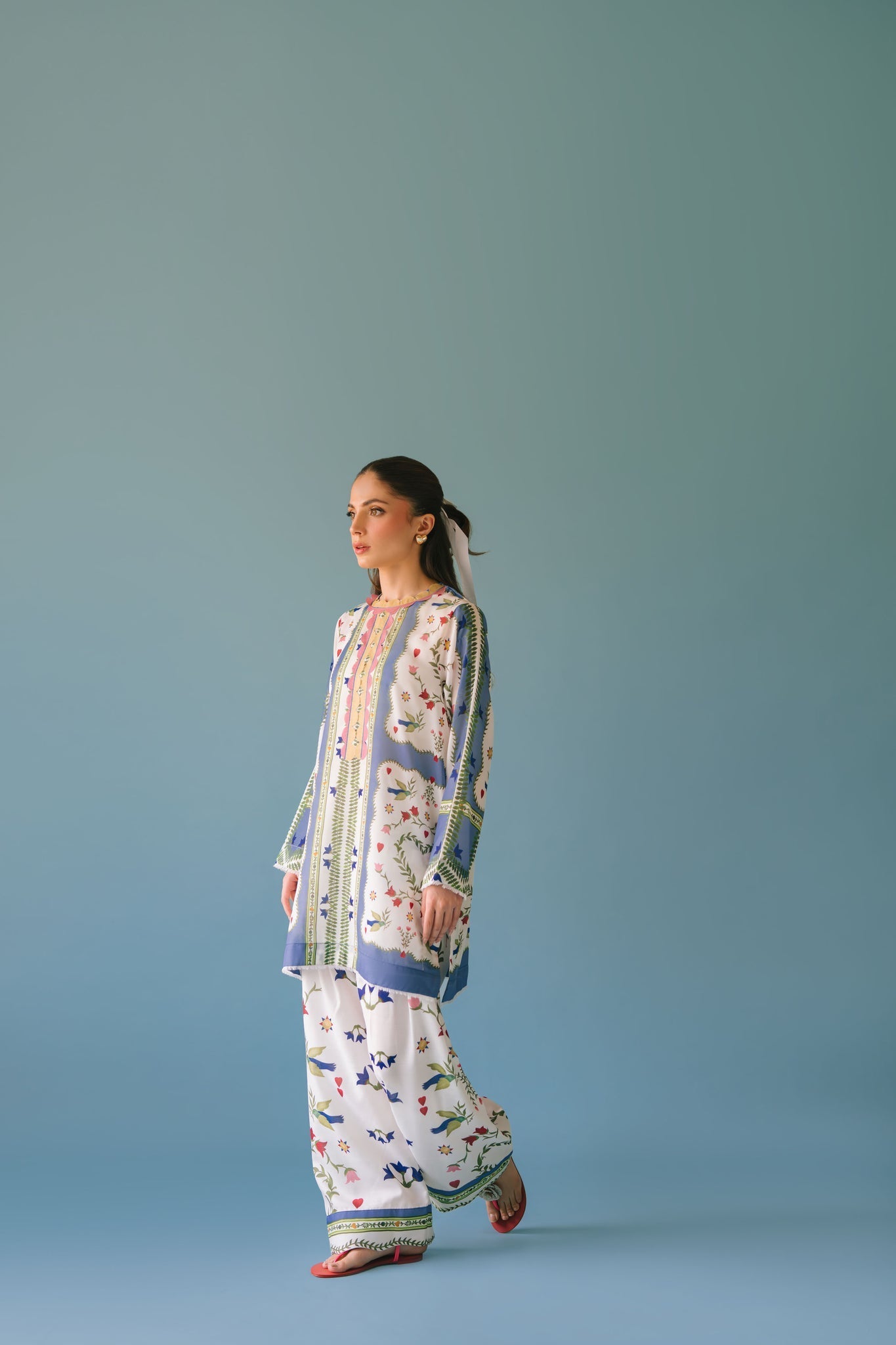 Sammy K | Lawn Pret 25 | flower bud by Sammy K - Designer Dress  - Type : Ladies Clothes - Available at Libayah - 100% Original 