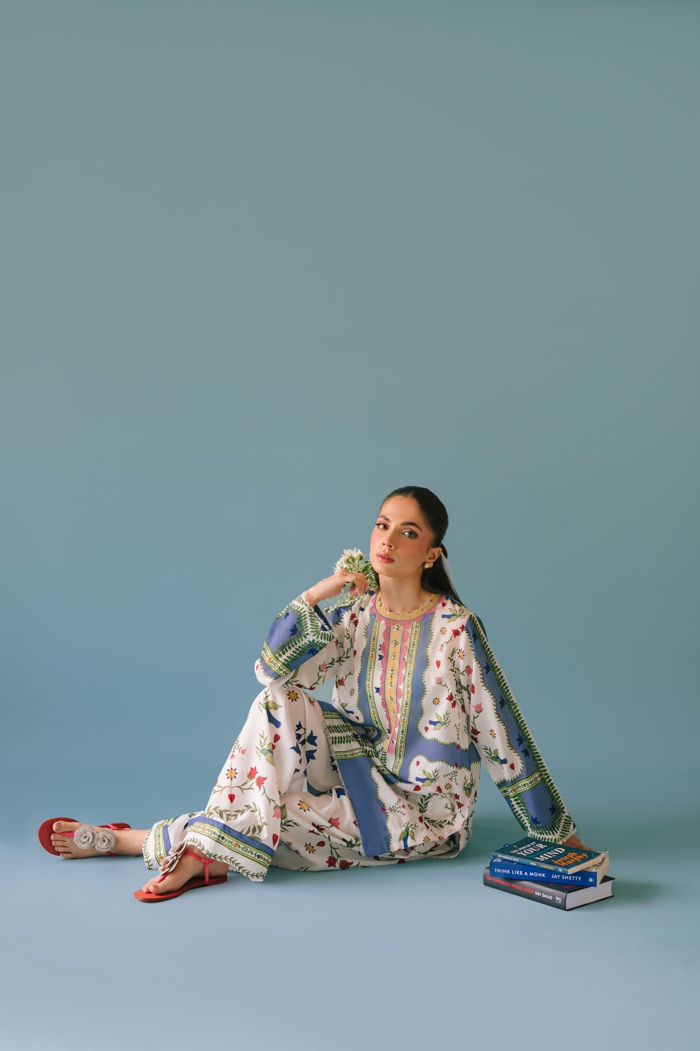 Sammy K | Lawn Pret 25 | flower bud by Sammy K - Designer Dress  - Type : Ladies Clothes - Available at Libayah - 100% Original 