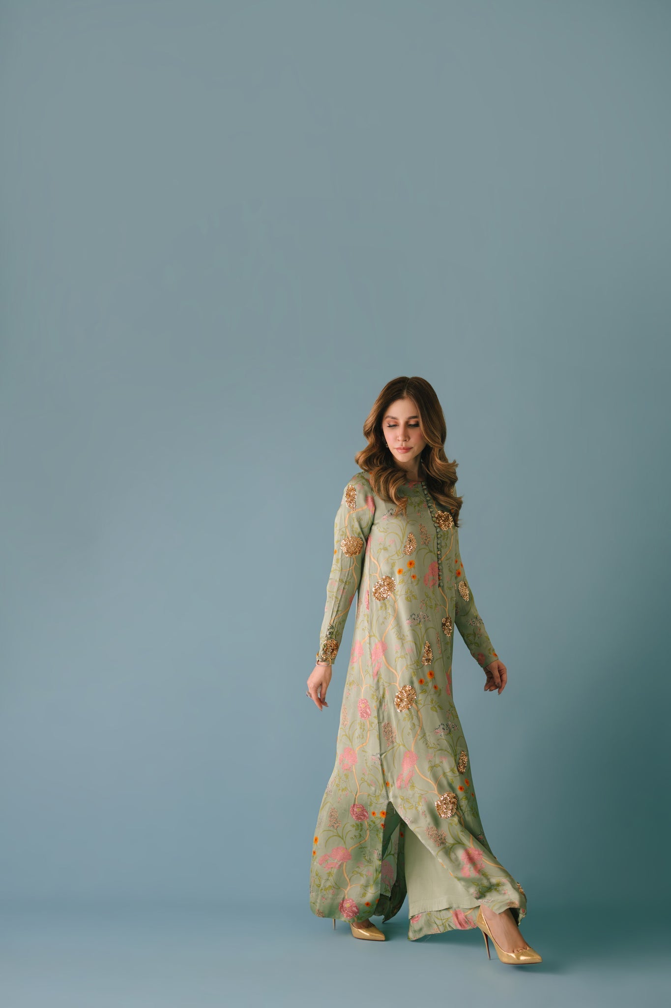 Sammy K | Aadat Festive Edition | Zohra by Sammy K - Designer Dress  - Type : Ladies Clothes - Available at Libayah - 100% Original 