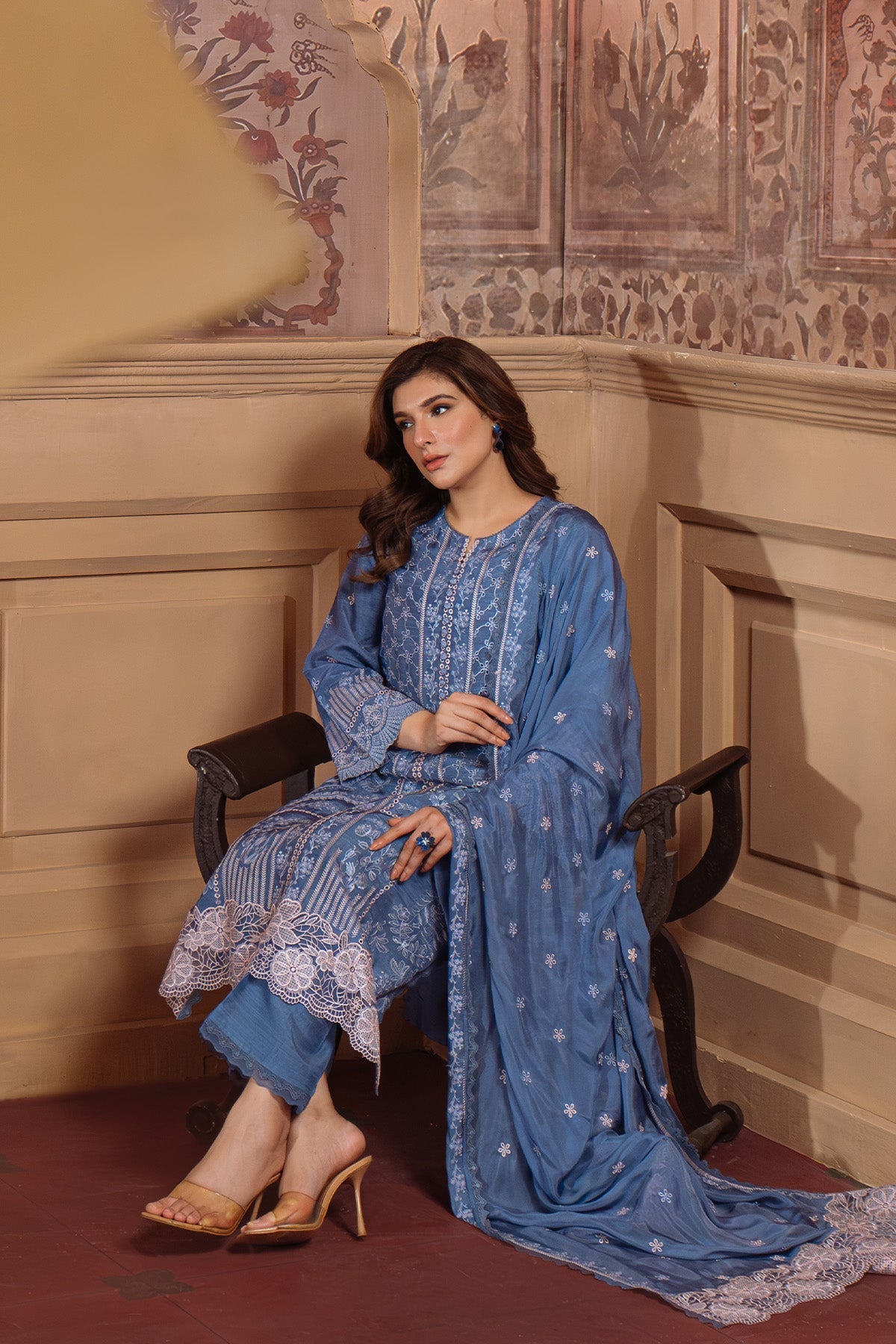 Sahar | Festive Edit Ready to Wear | Lagoon Luxe - RTW by Sahar - Designer Dress - Type: Ladies Clothes - Available at Libayah - 100% Original