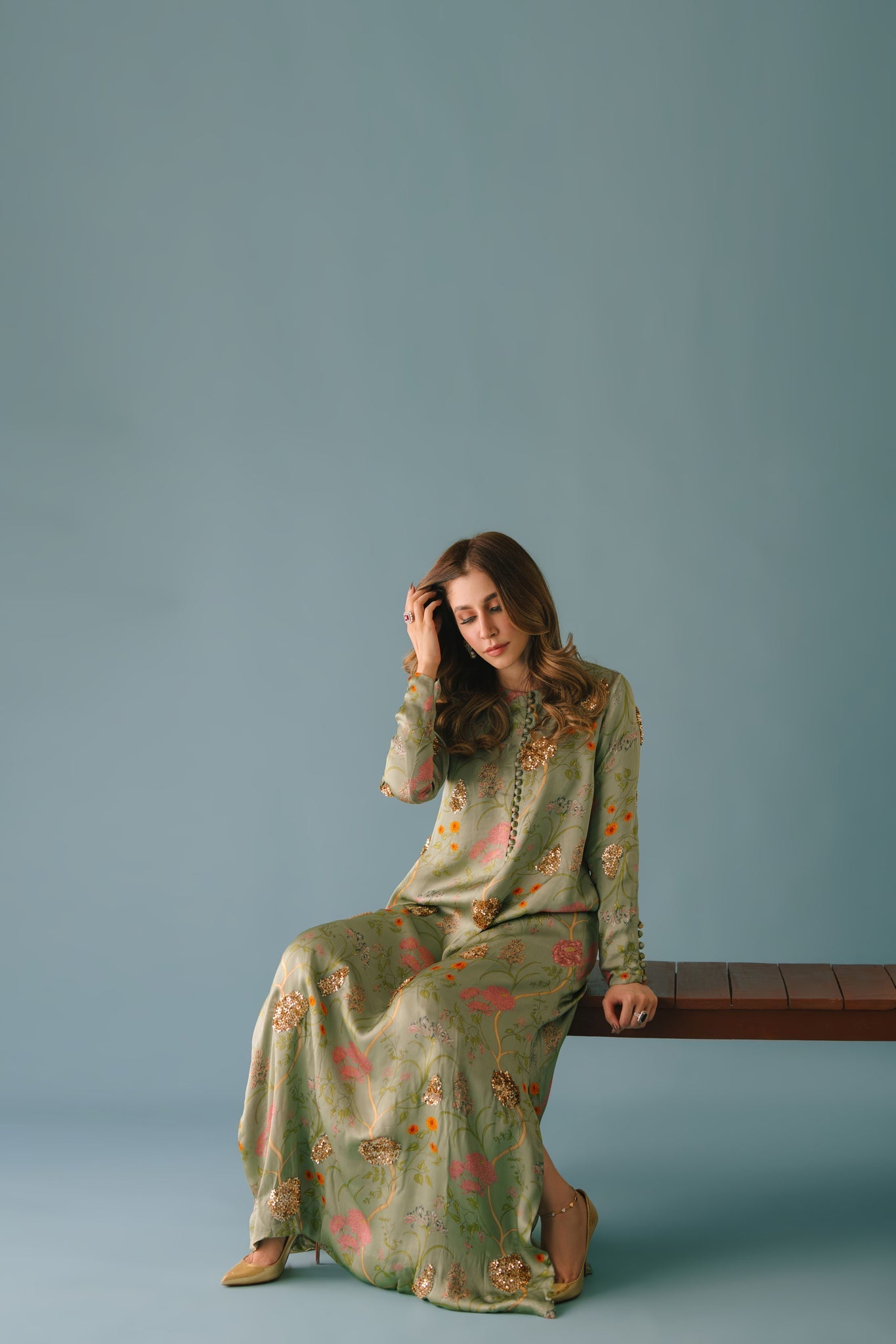 Sammy K | Aadat Festive Edition | Zohra by Sammy K - Designer Dress  - Type : Ladies Clothes - Available at Libayah - 100% Original 