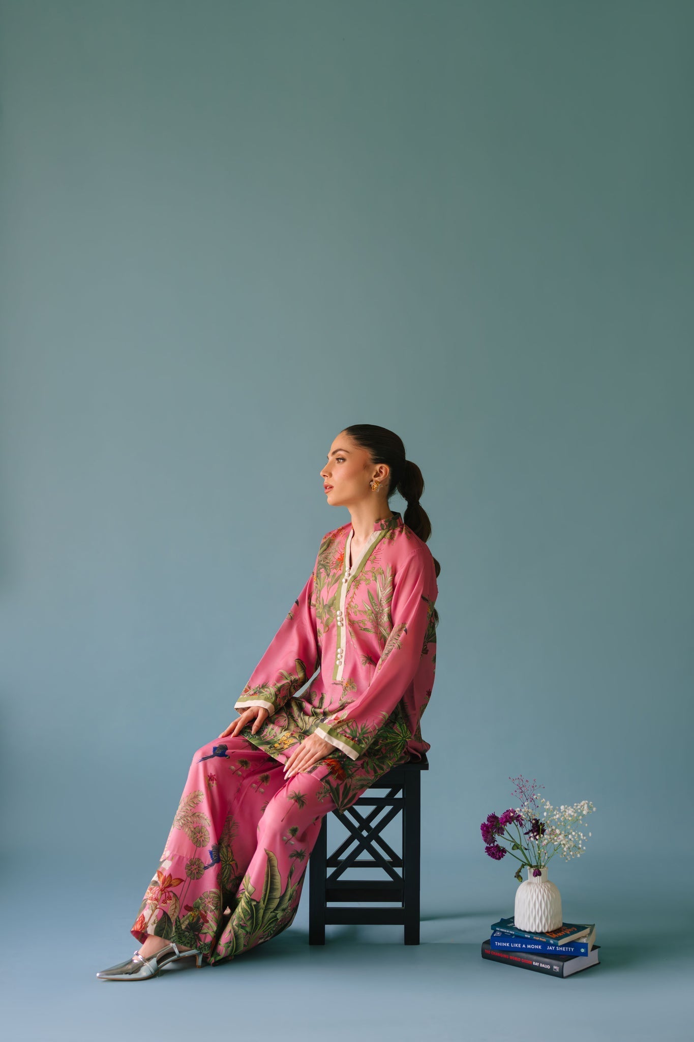 Sammy K | Lawn Pret 25 |Enchanting garden by Sammy K - Designer Dress  - Type : Ladies Clothes - Available at Libayah - 100% Original 
