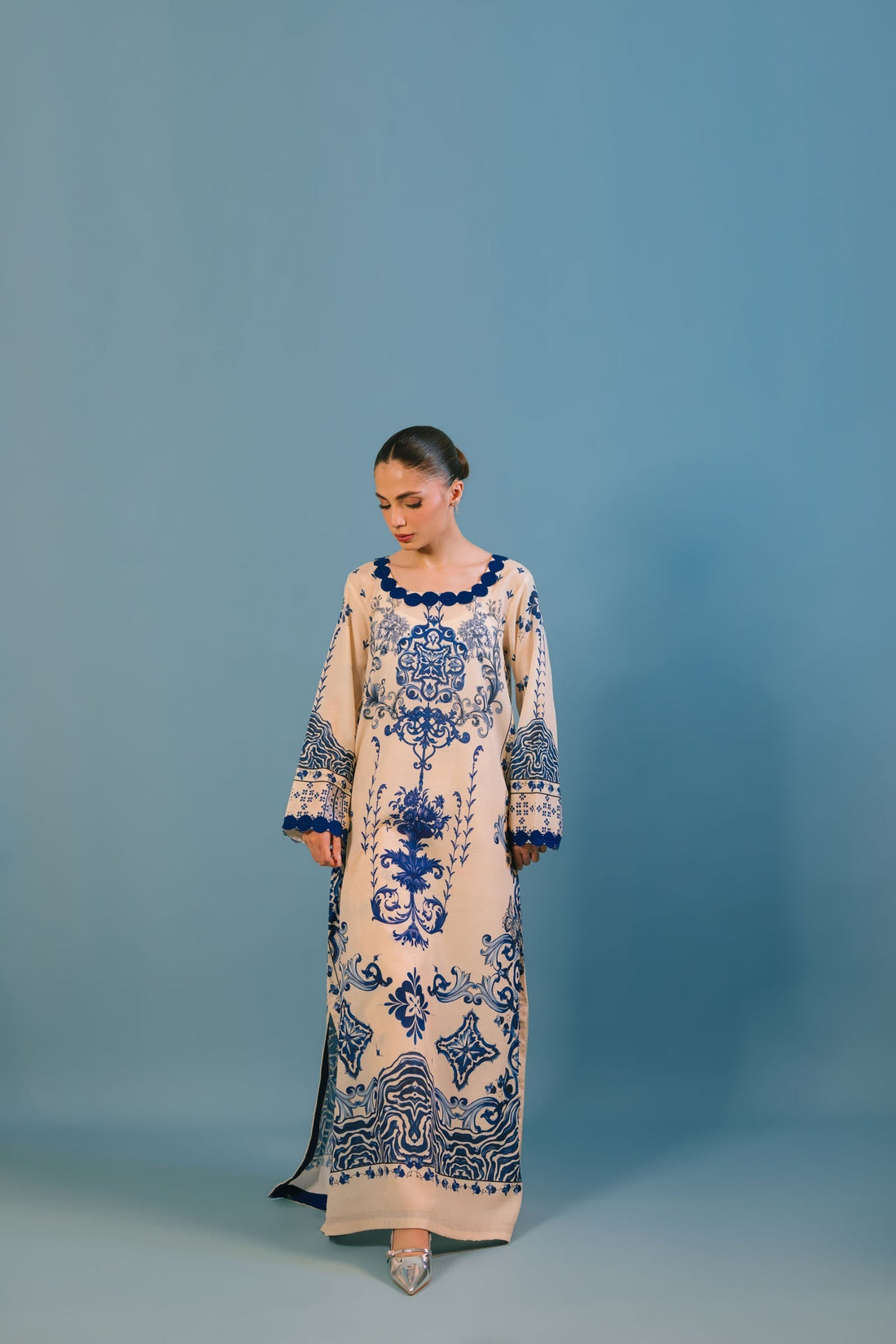 Sammy K | Lawn Pret 25 |Blue Bell by Sammy K - Designer Dress  - Type : Ladies Clothes - Available at Libayah - 100% Original 