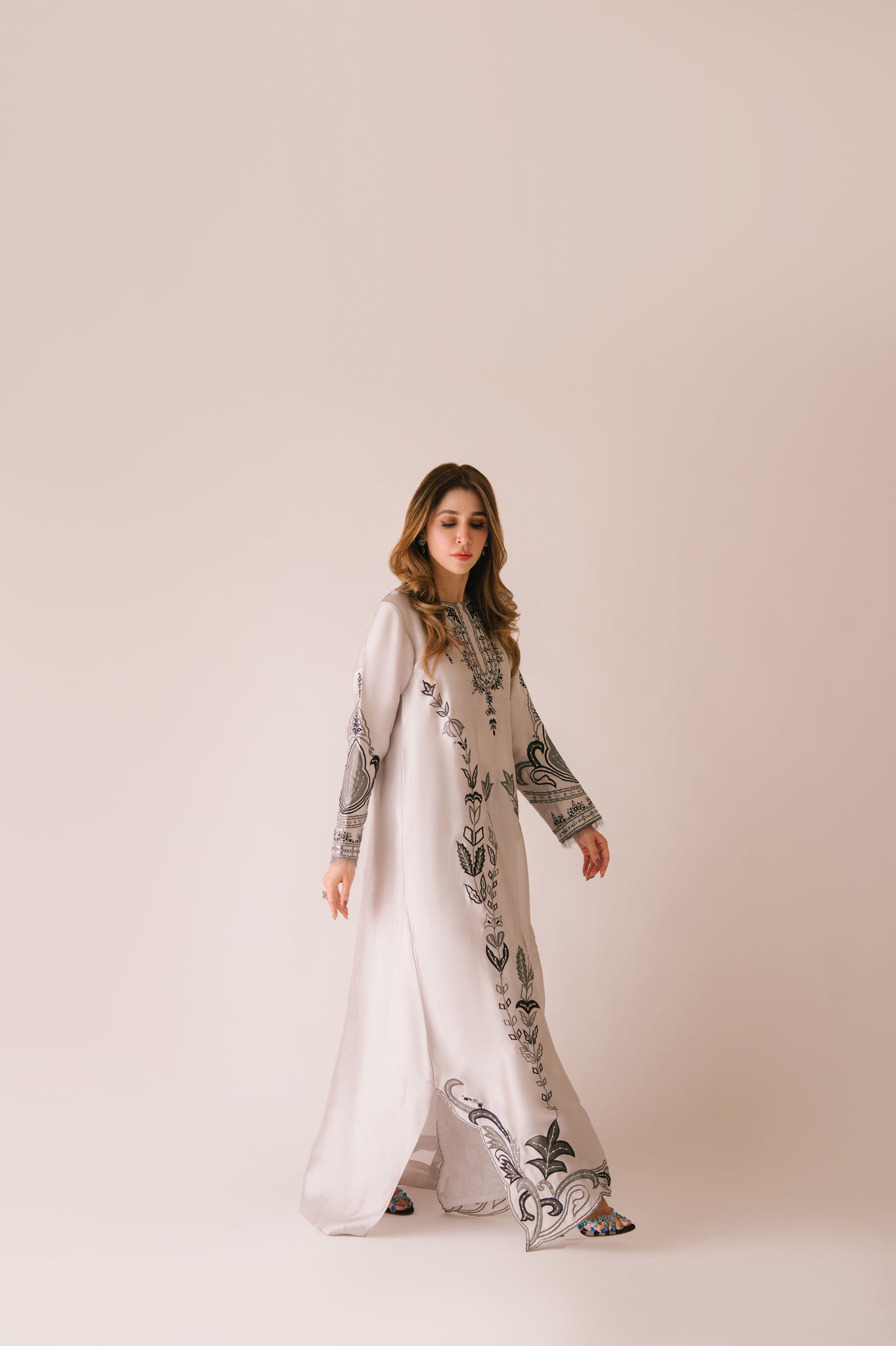 Sammy K | Aadat Festive Edition |Sea Holly by Sammy K - Designer Dress  - Type : Ladies Clothes - Available at Libayah - 100% Original 
