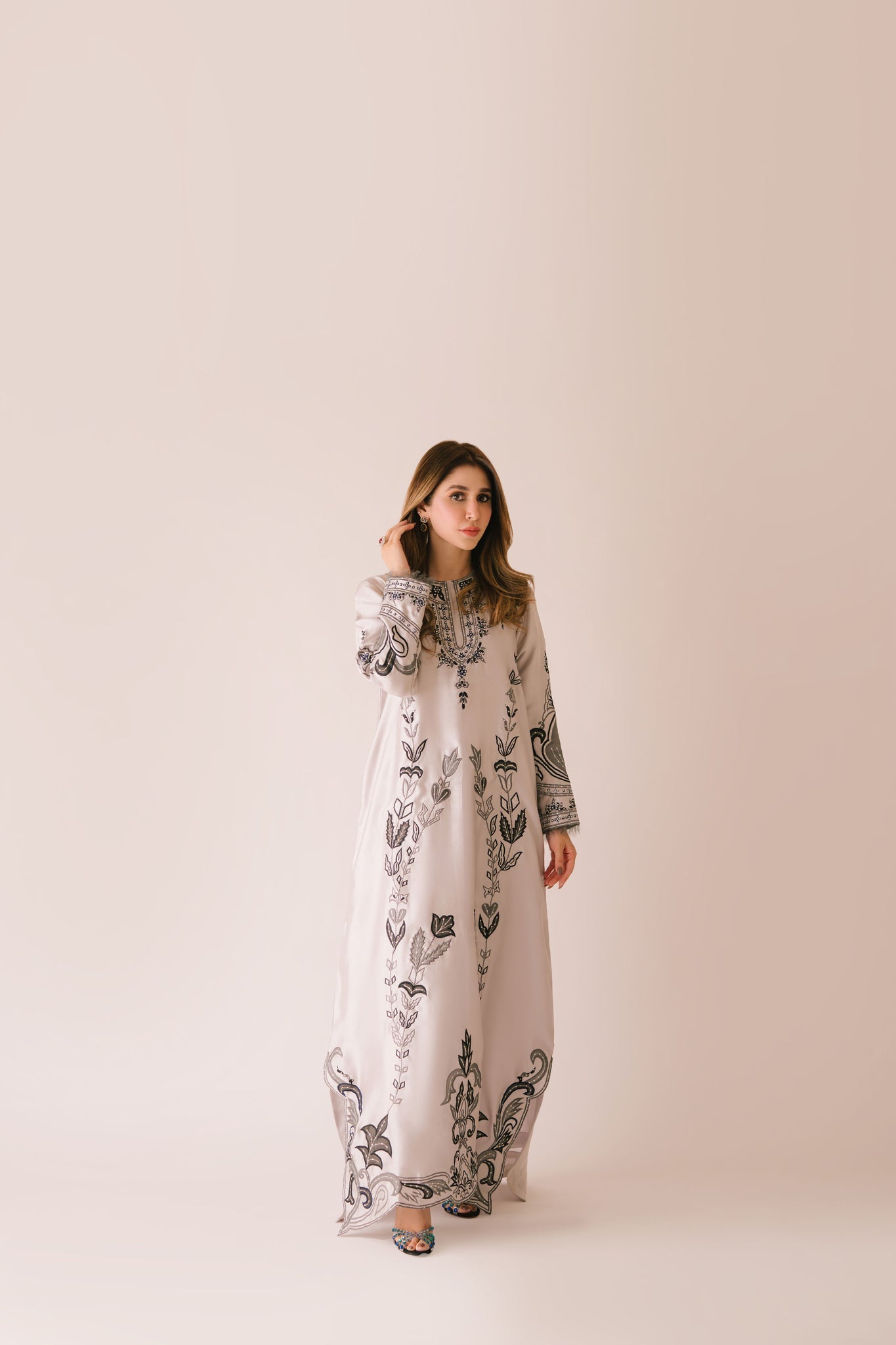 Sammy K | Aadat Festive Edition |Sea Holly by Sammy K - Designer Dress  - Type : Ladies Clothes - Available at Libayah - 100% Original 