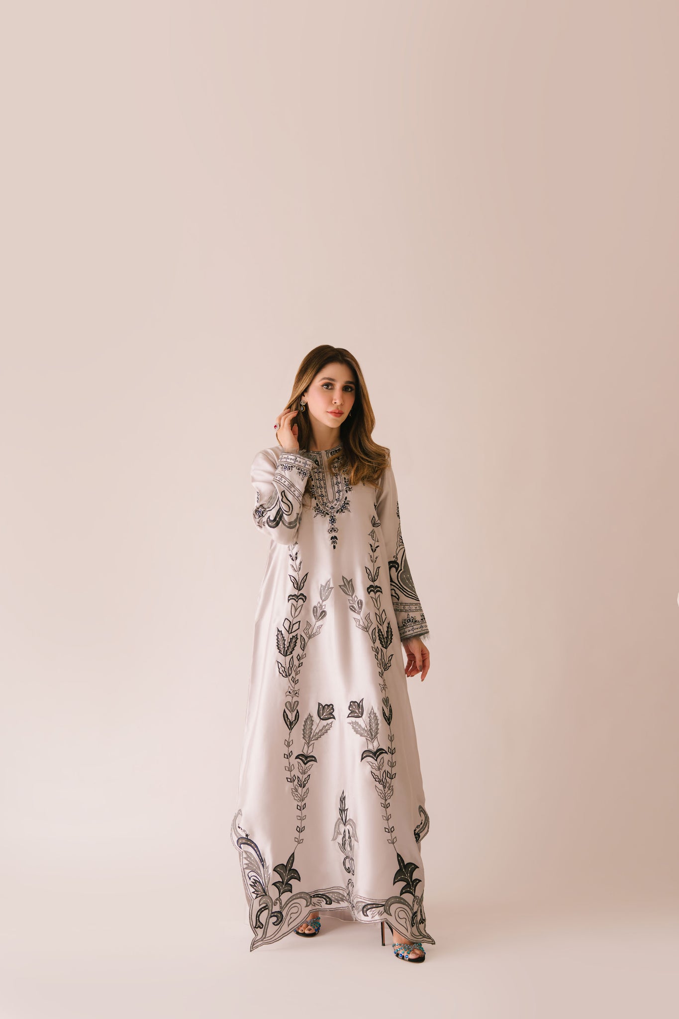 Sammy K | Aadat Festive Edition |Sea Holly by Sammy K - Designer Dress  - Type : Ladies Clothes - Available at Libayah - 100% Original 
