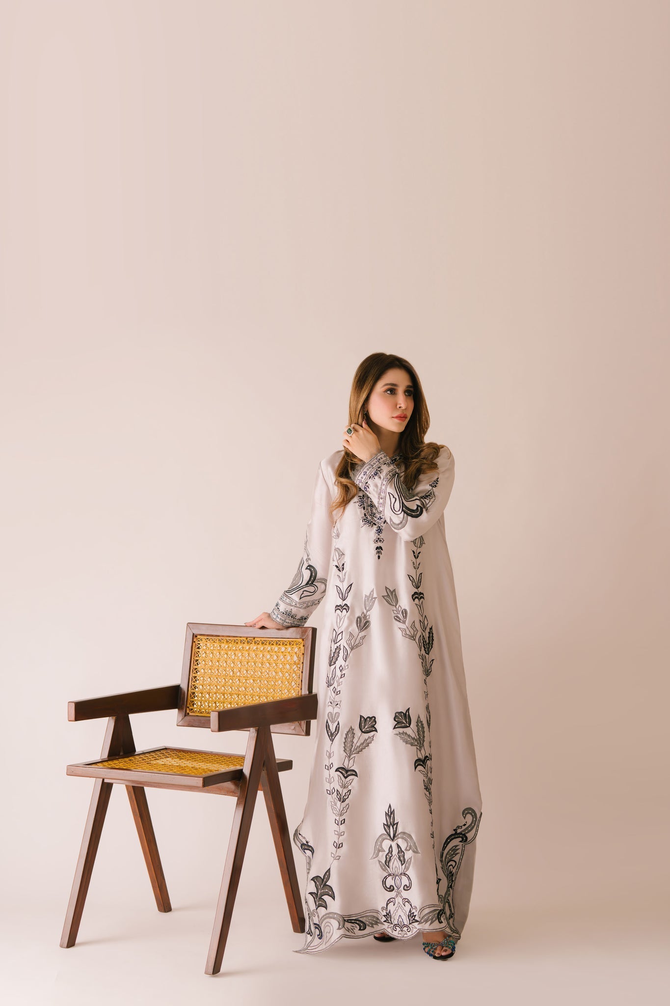 Sammy K | Aadat Festive Edition |Sea Holly by Sammy K - Designer Dress  - Type : Ladies Clothes - Available at Libayah - 100% Original 