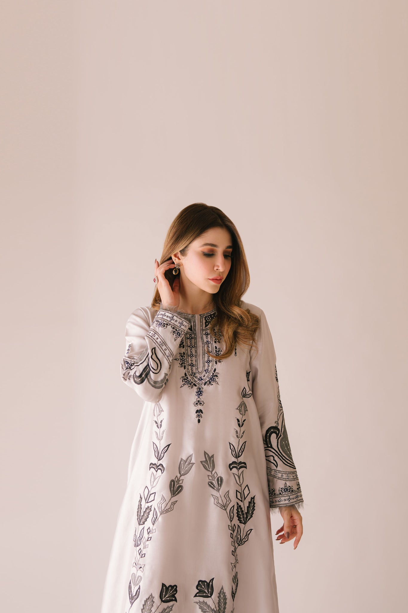 Sammy K | Aadat Festive Edition |Sea Holly by Sammy K - Designer Dress  - Type : Ladies Clothes - Available at Libayah - 100% Original 