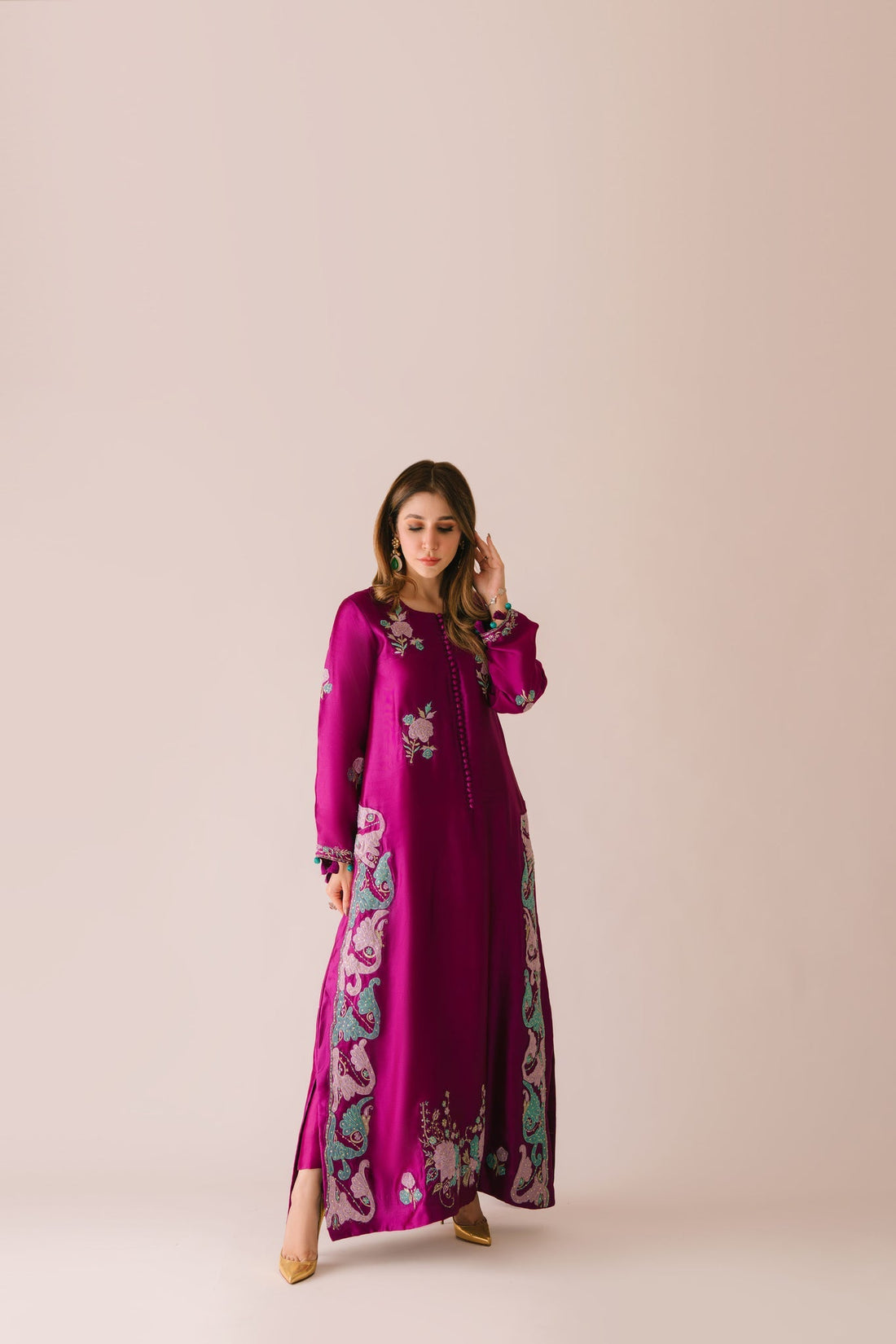 Sammy K | Aadat Festive Edition | Cyprus Vine by Sammy K - Designer Dress  - Type : Ladies Clothes - Available at Libayah - 100% Original 